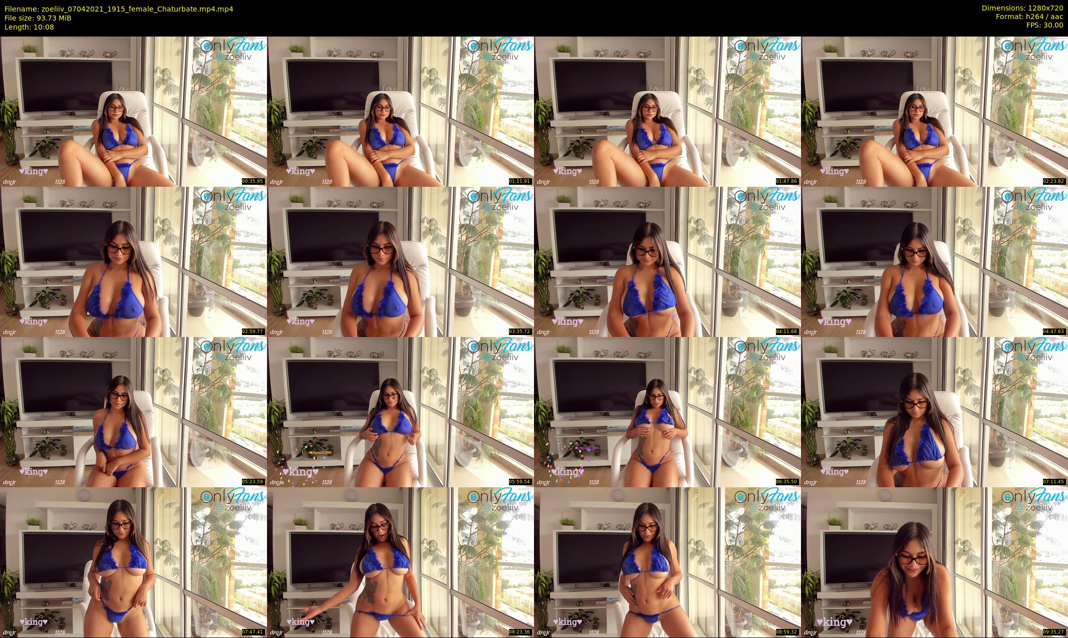 zoeliiv — 11 minute Chaturbate female cam show recording, 720p, Apr 7, 2021