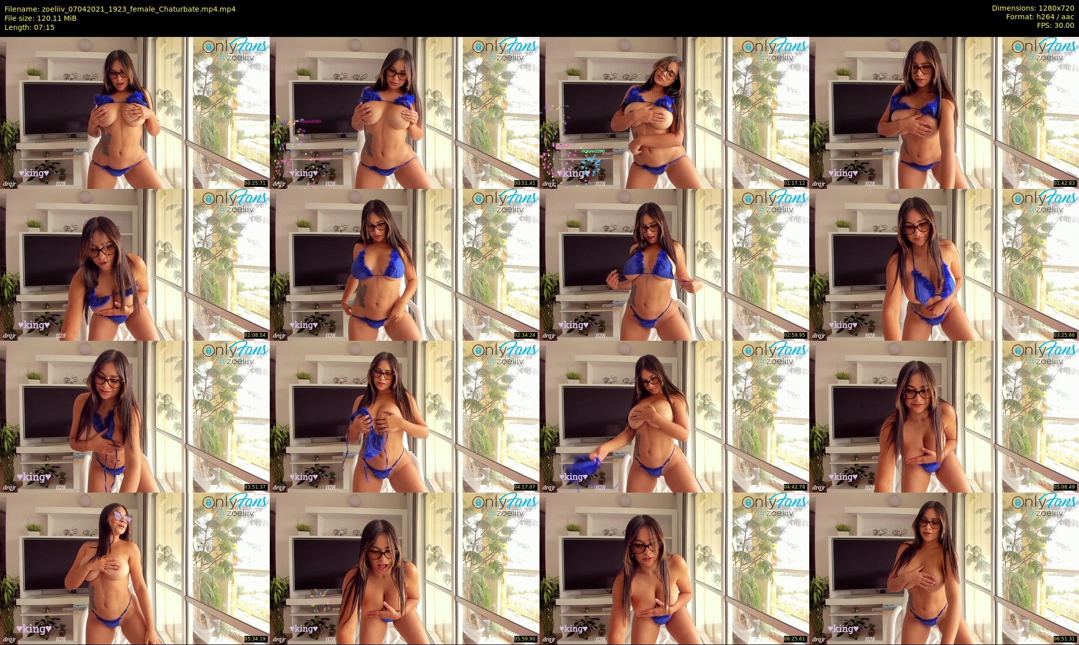 zoeliiv — 8 minute Chaturbate female cam show recording, 720p, Apr 7, 2021