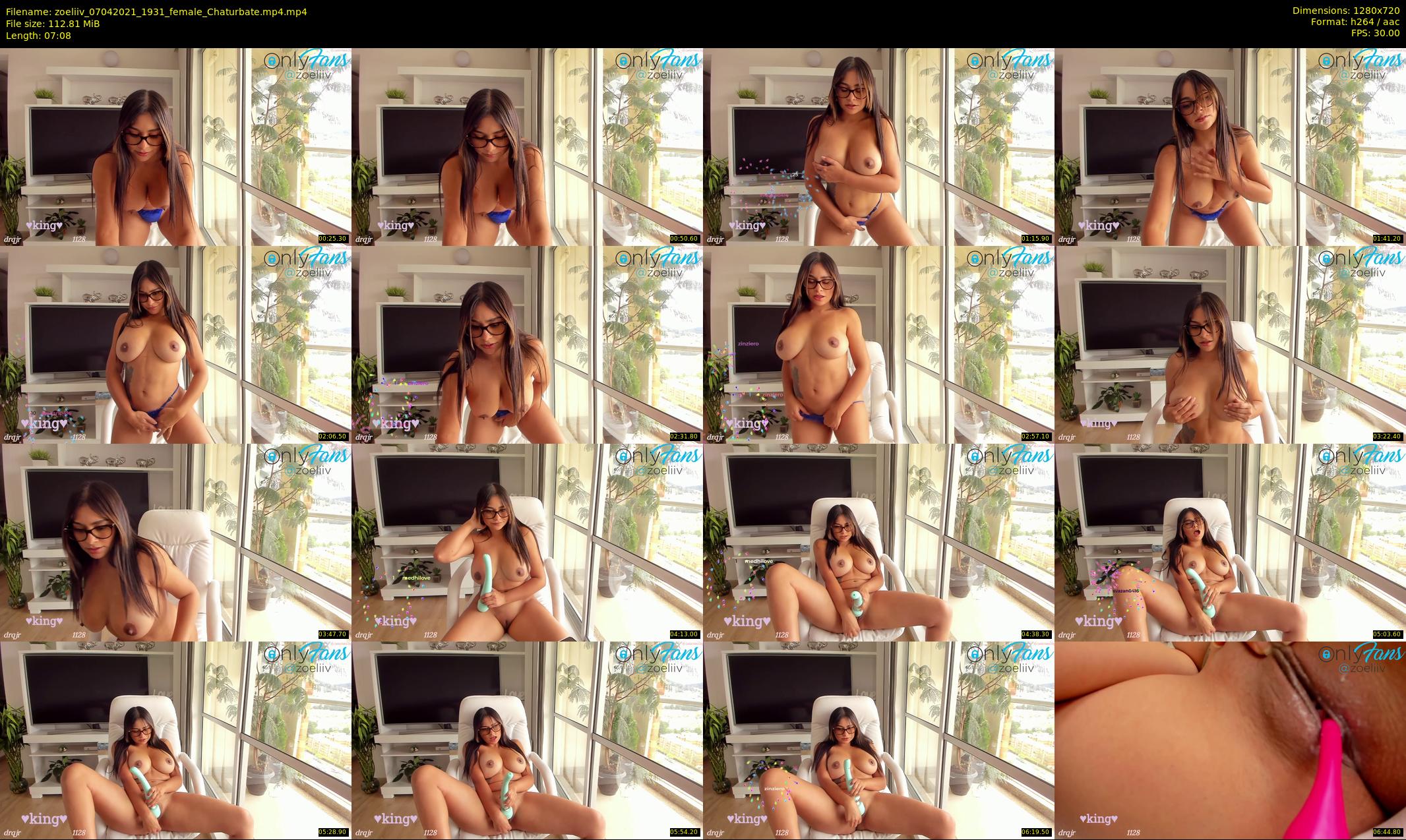 zoeliiv — 8 minute Chaturbate female cam show recording, 720p, Apr 7, 2021