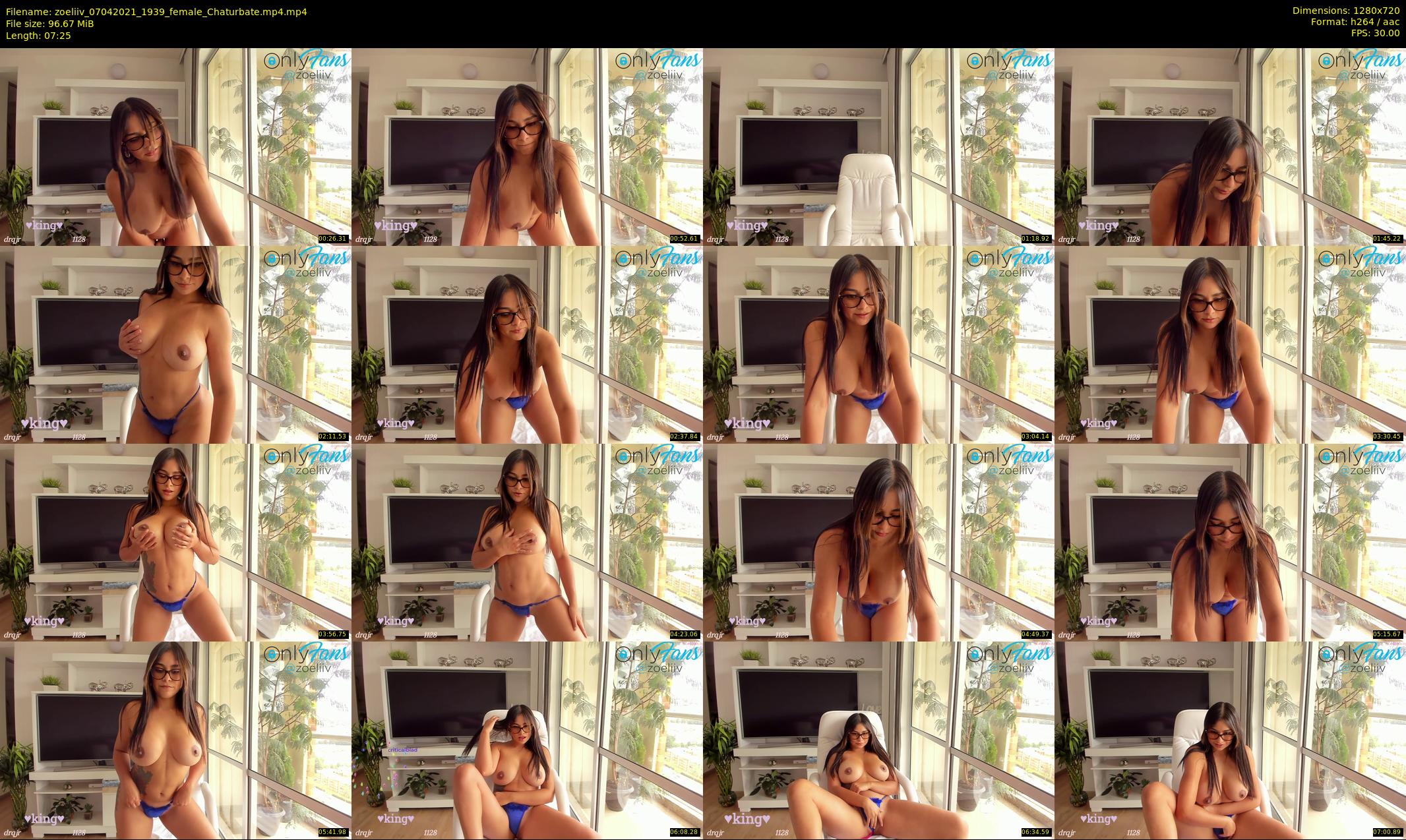 zoeliiv — 8 minute Chaturbate female cam show recording, 720p, Apr 7, 2021