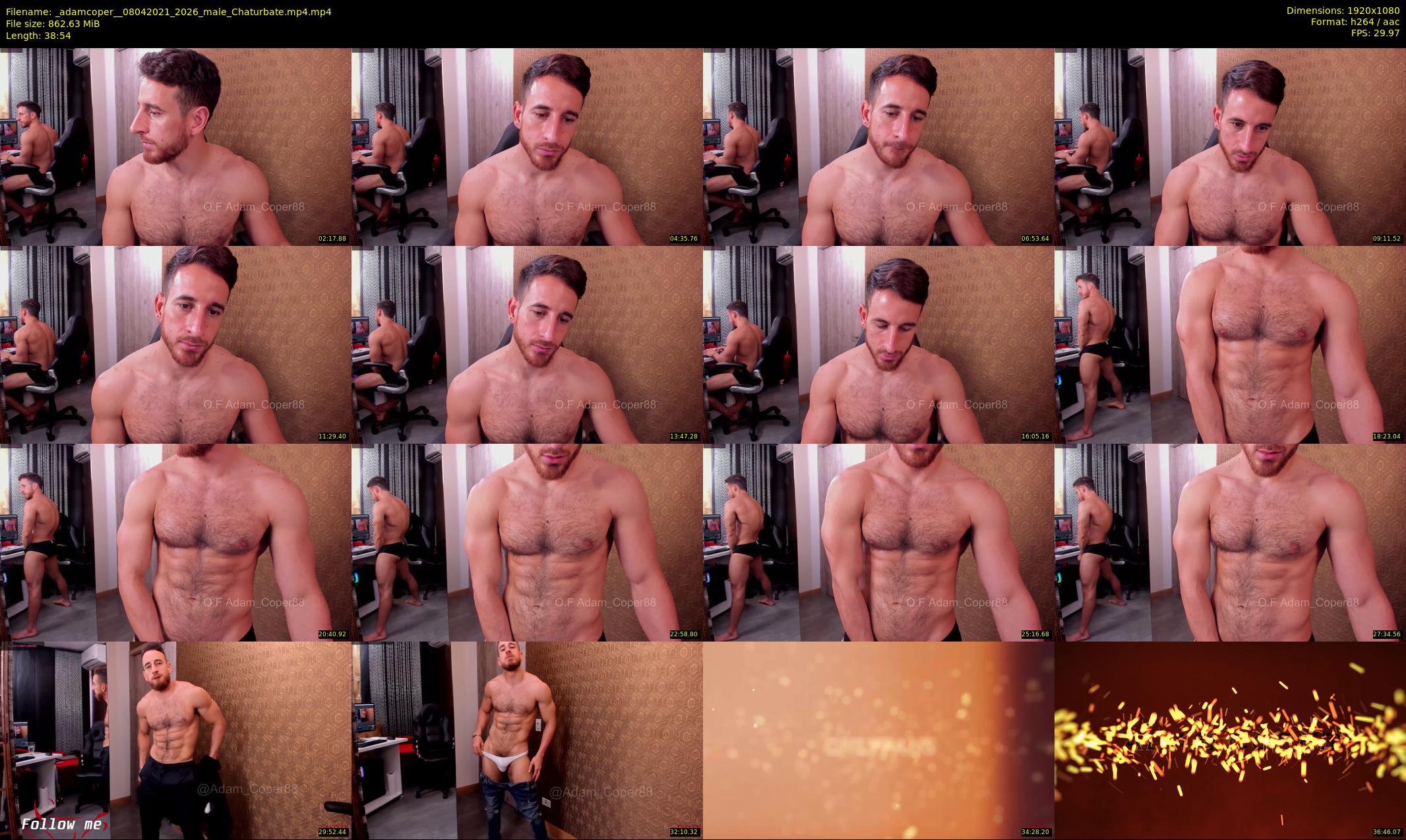 _adamcoper_ — 39 minute Chaturbate male cam show recording, 1080p, Apr 8, 2021