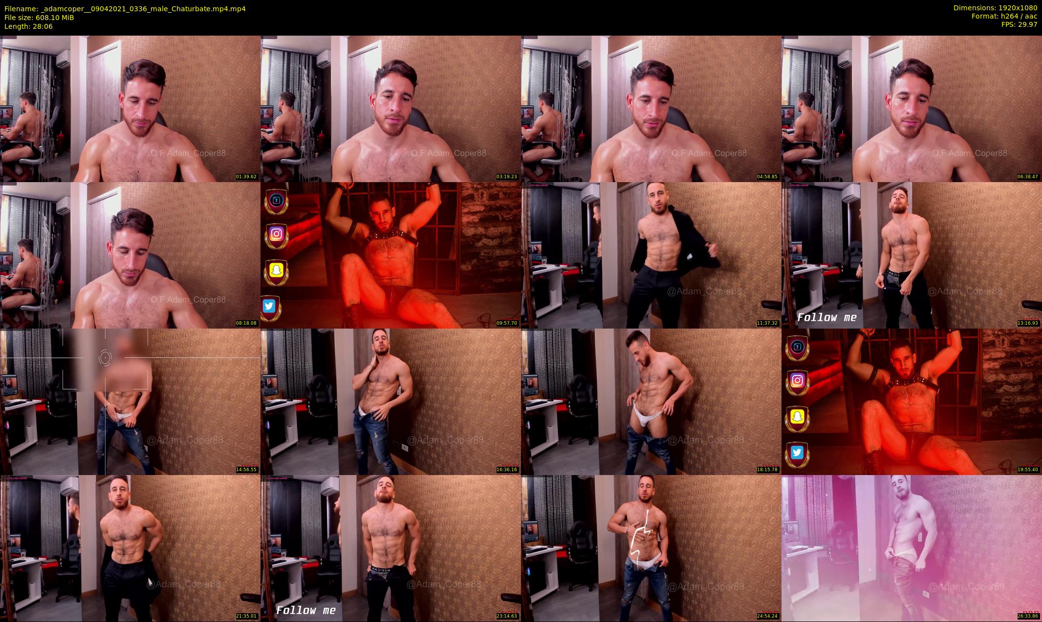 _adamcoper_ — 29 minute Chaturbate male cam show recording, 1080p, Apr 9, 2021