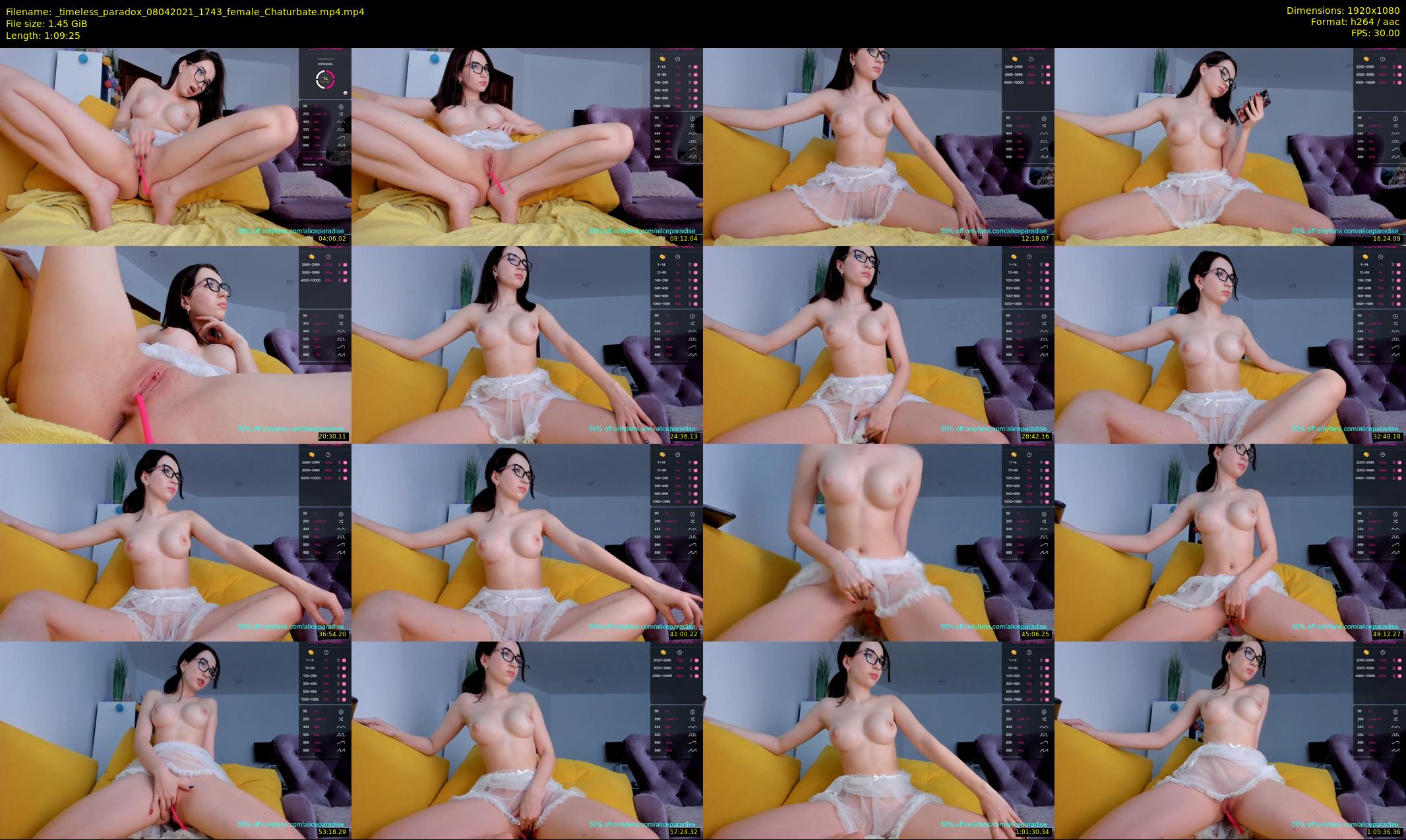 _timeless_paradox — 70 minute Chaturbate female cam show recording, 1080p, Apr 8, 2021