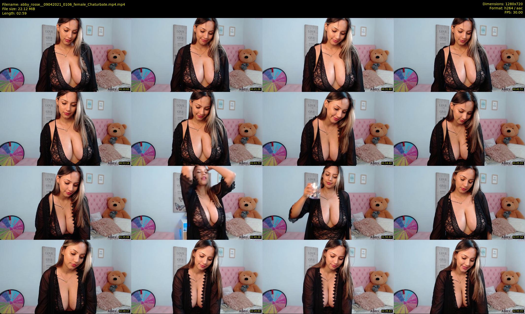 abby_rosse_ — 3 minute Chaturbate female cam show recording, 720p, Apr 9, 2021