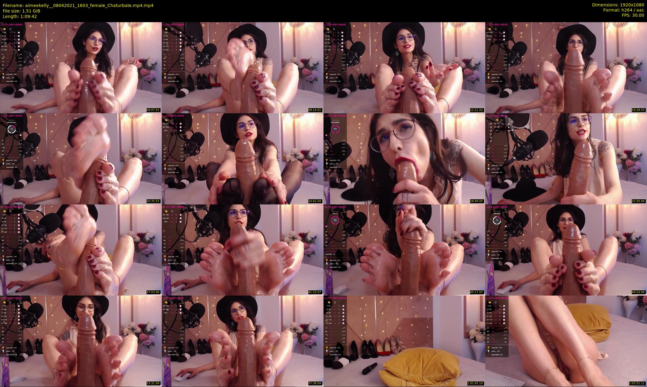 aimeekelly_ — 70 minute Chaturbate female cam show recording, 1080p, Apr 8, 2021