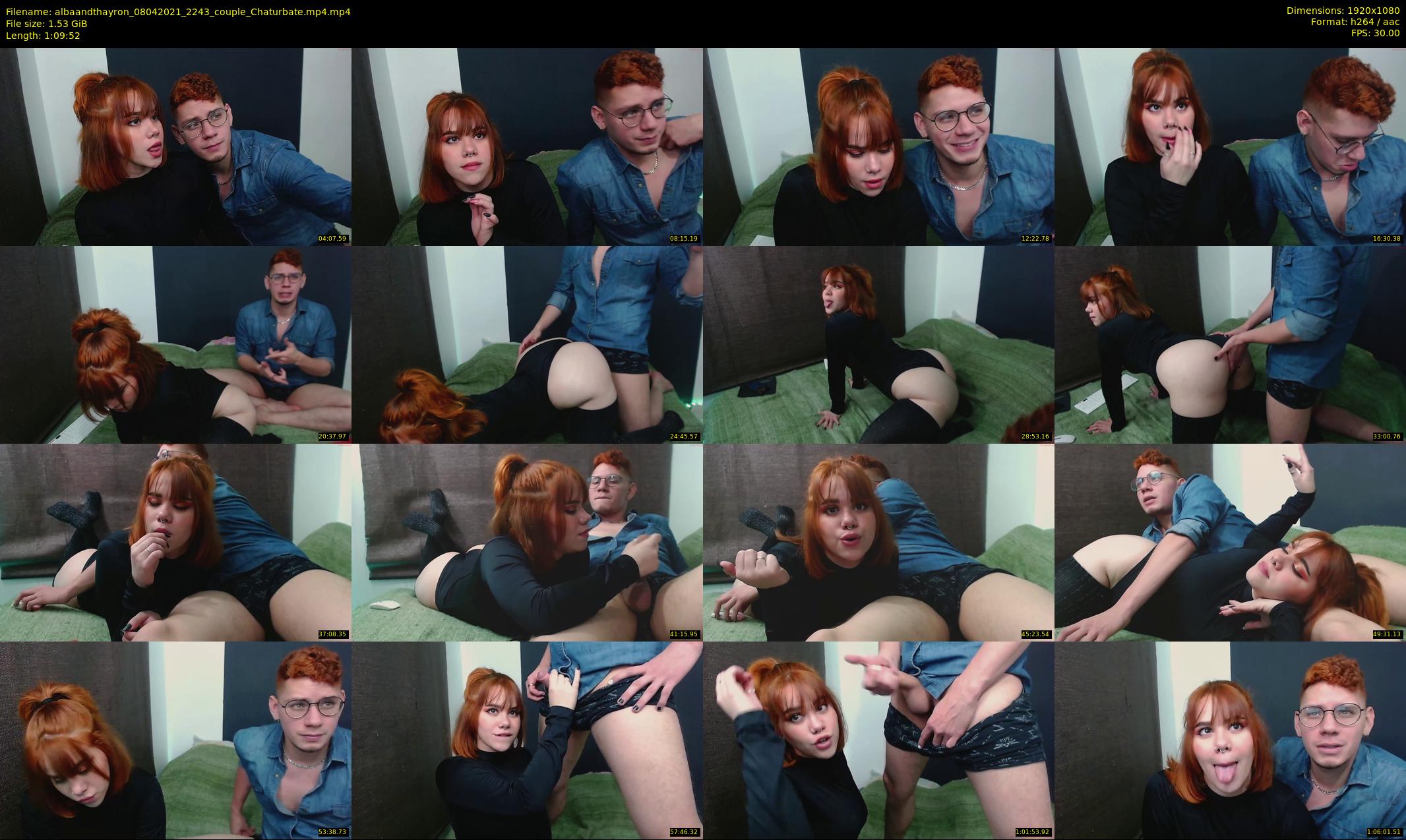 albaandthayron — 70 minute Chaturbate couple cam show recording, 1080p, Apr 8, 2021