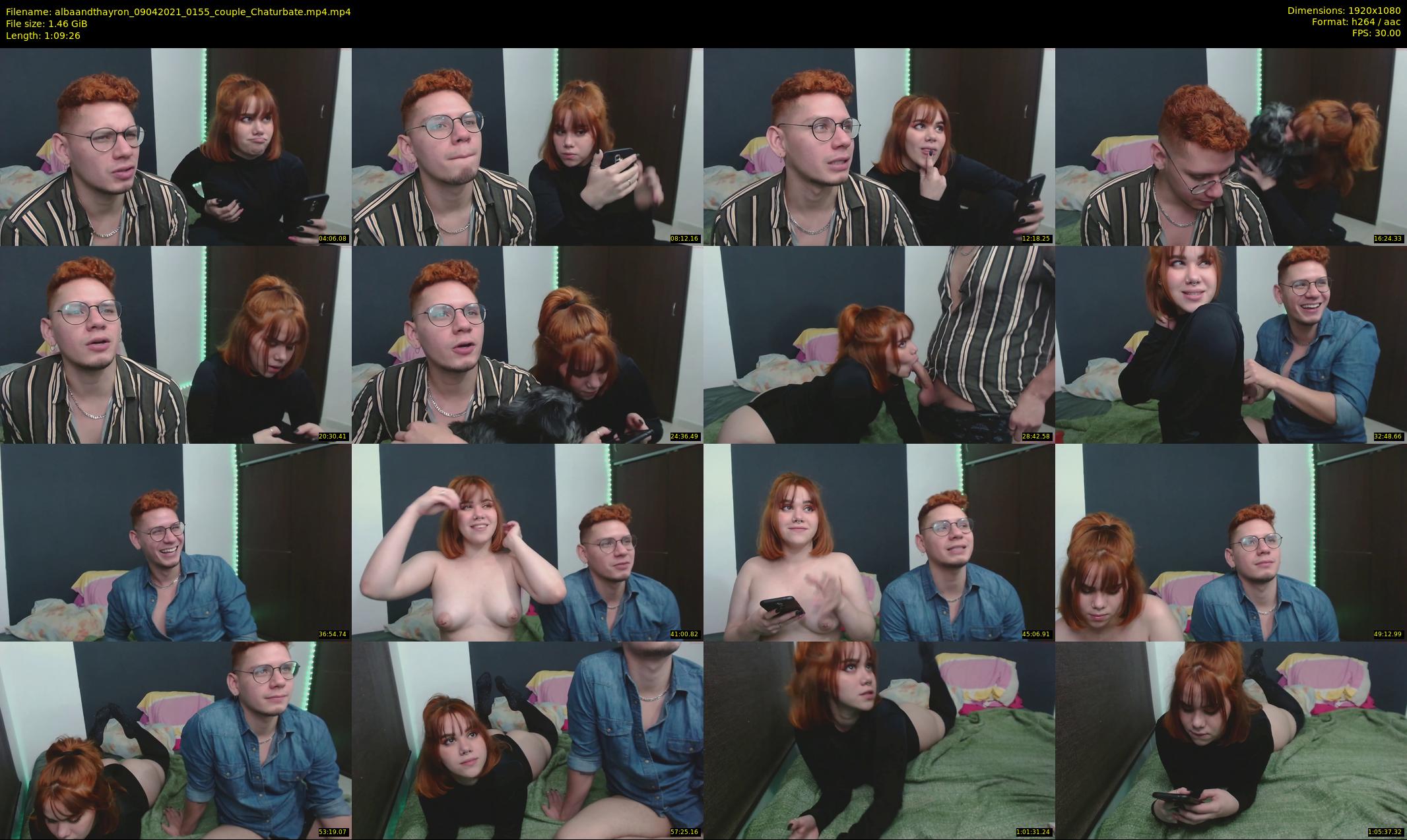 albaandthayron — 70 minute Chaturbate couple cam show recording, 1080p, Apr 9, 2021