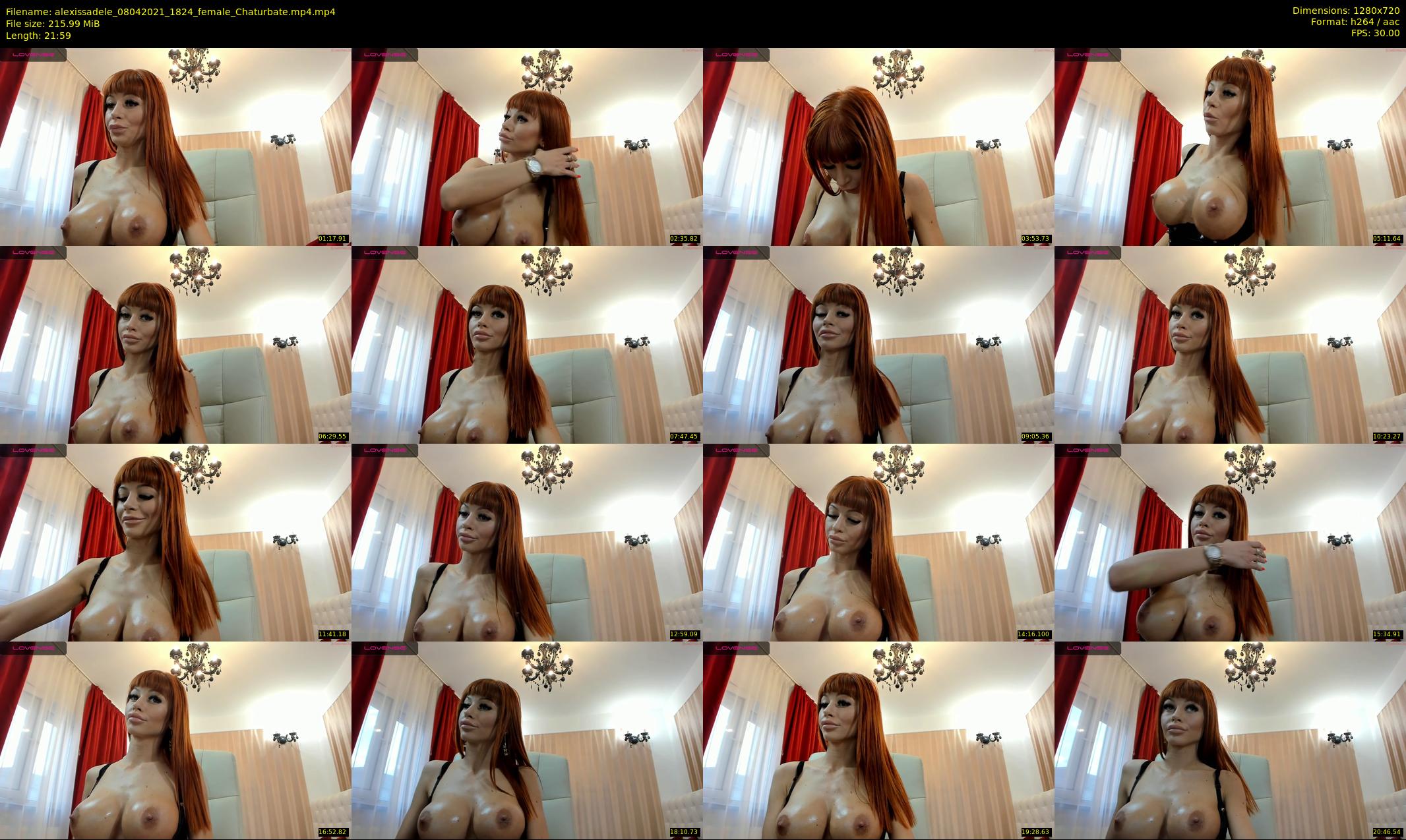 alexissadele — 22 minute Chaturbate female cam show recording, 720p, Apr 8, 2021