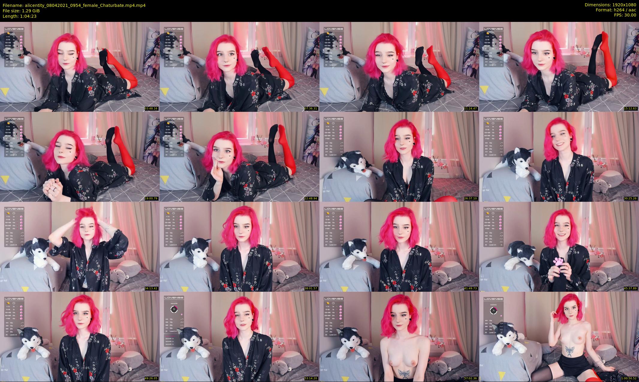 alicentity — 65 minute Chaturbate female cam show recording, 1080p, Apr 8, 2021