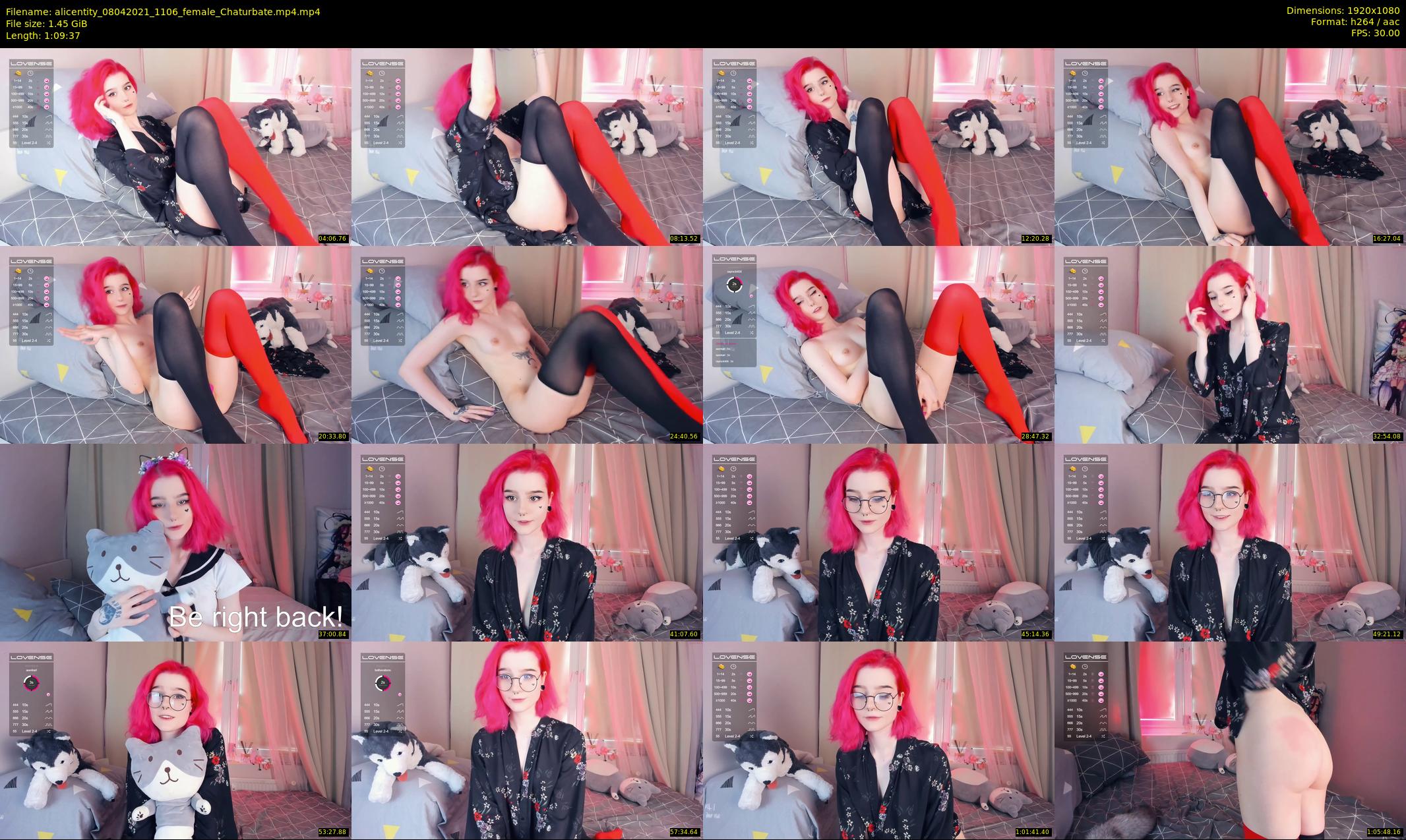 alicentity — 70 minute Chaturbate female cam show recording, 1080p, Apr 8, 2021