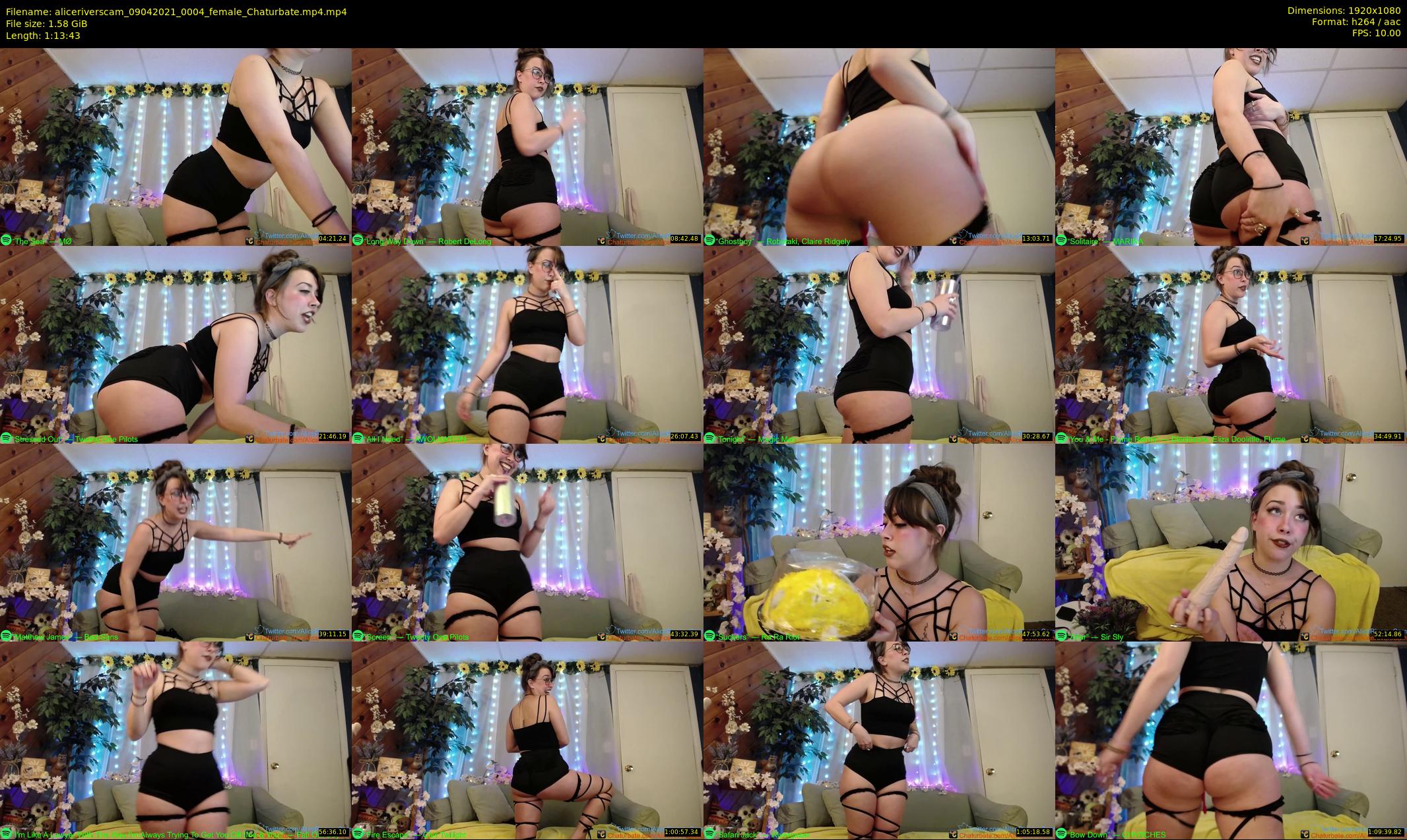 aliceriverscam — 74 minute Chaturbate female cam show recording, 1080p, Apr 9, 2021
