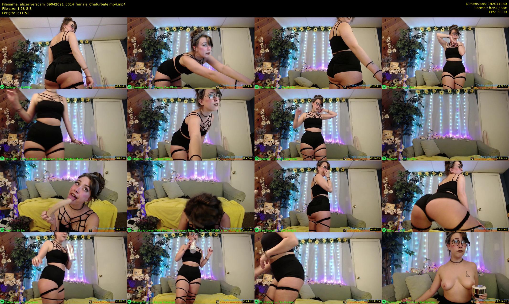 aliceriverscam — 72 minute Chaturbate female cam show recording, 1080p, Apr 9, 2021