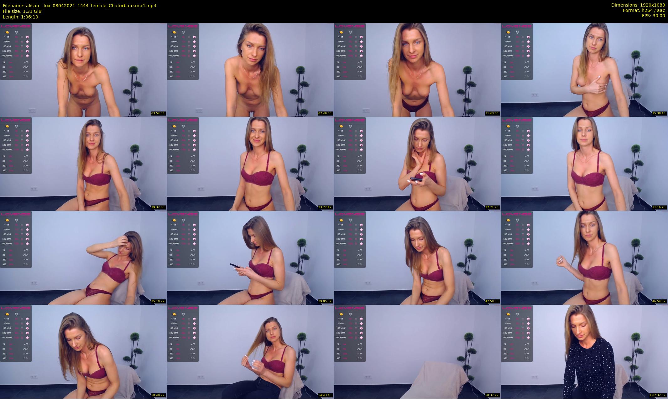 alisaa__fox — 67 minute Chaturbate female cam show recording, 1080p, Apr 8, 2021