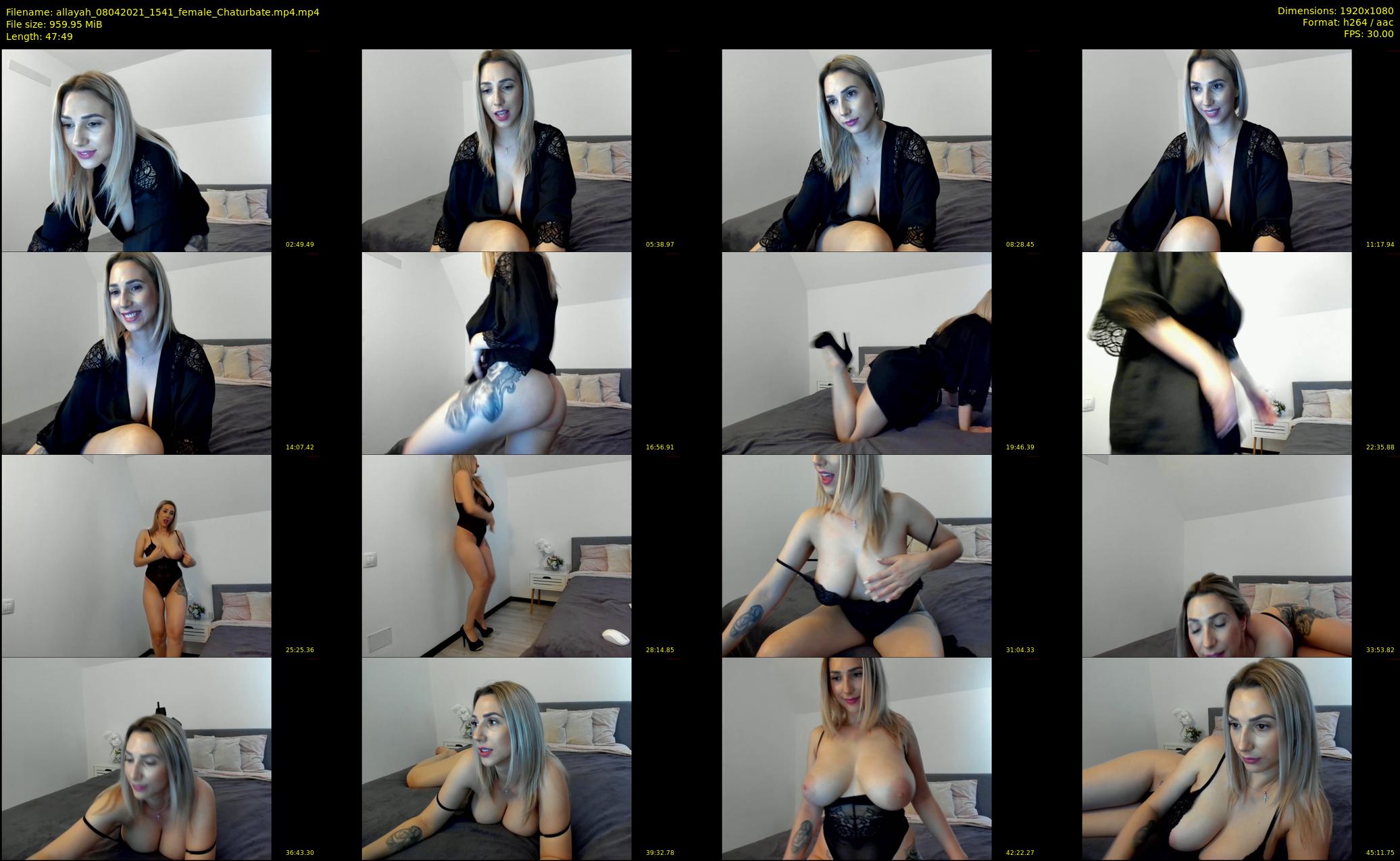 allayah — 48 minute Chaturbate female cam show recording, 1080p, Apr 8, 2021