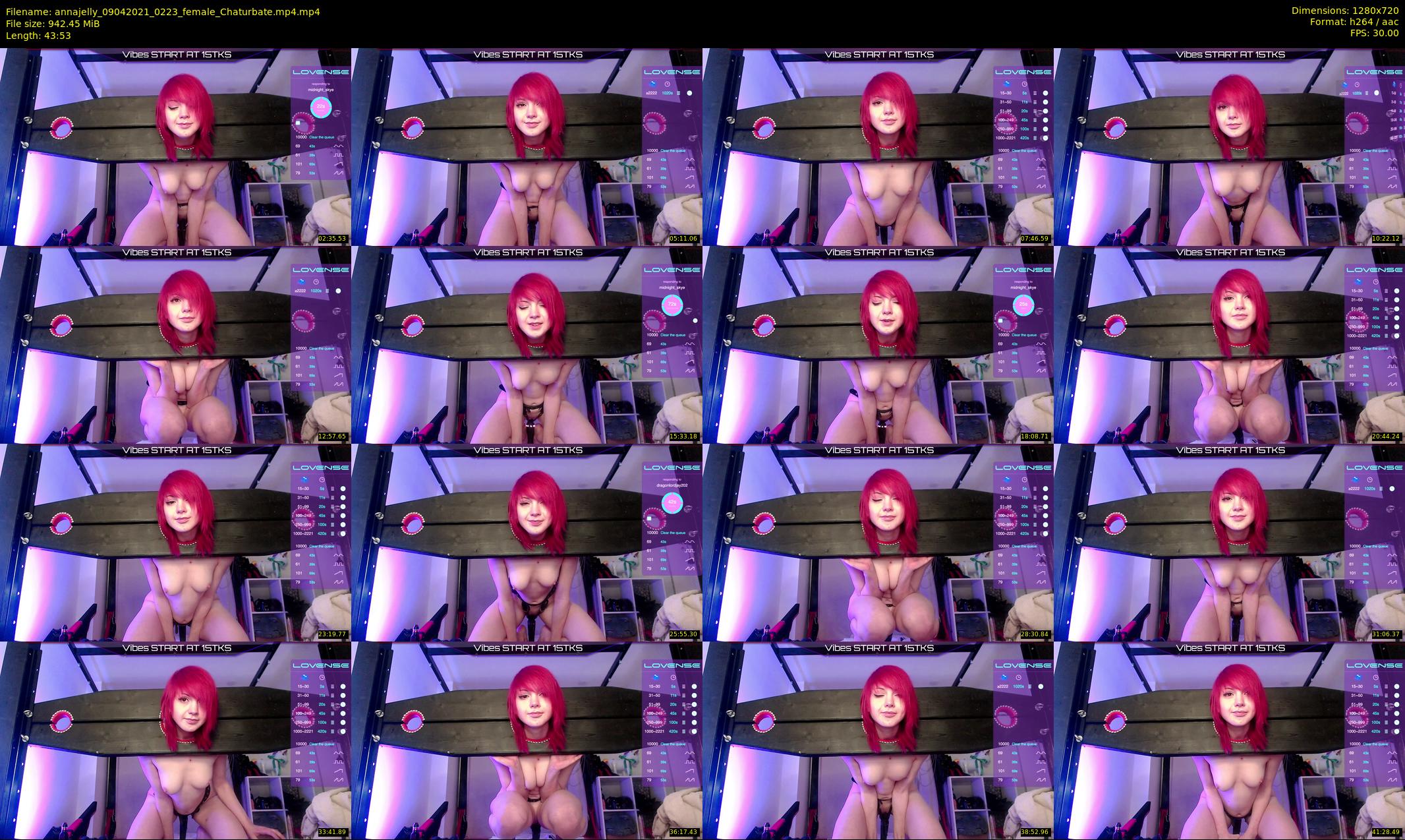 annajelly — 44 minute Chaturbate couple cam show recording, 720p, Apr 9, 2021