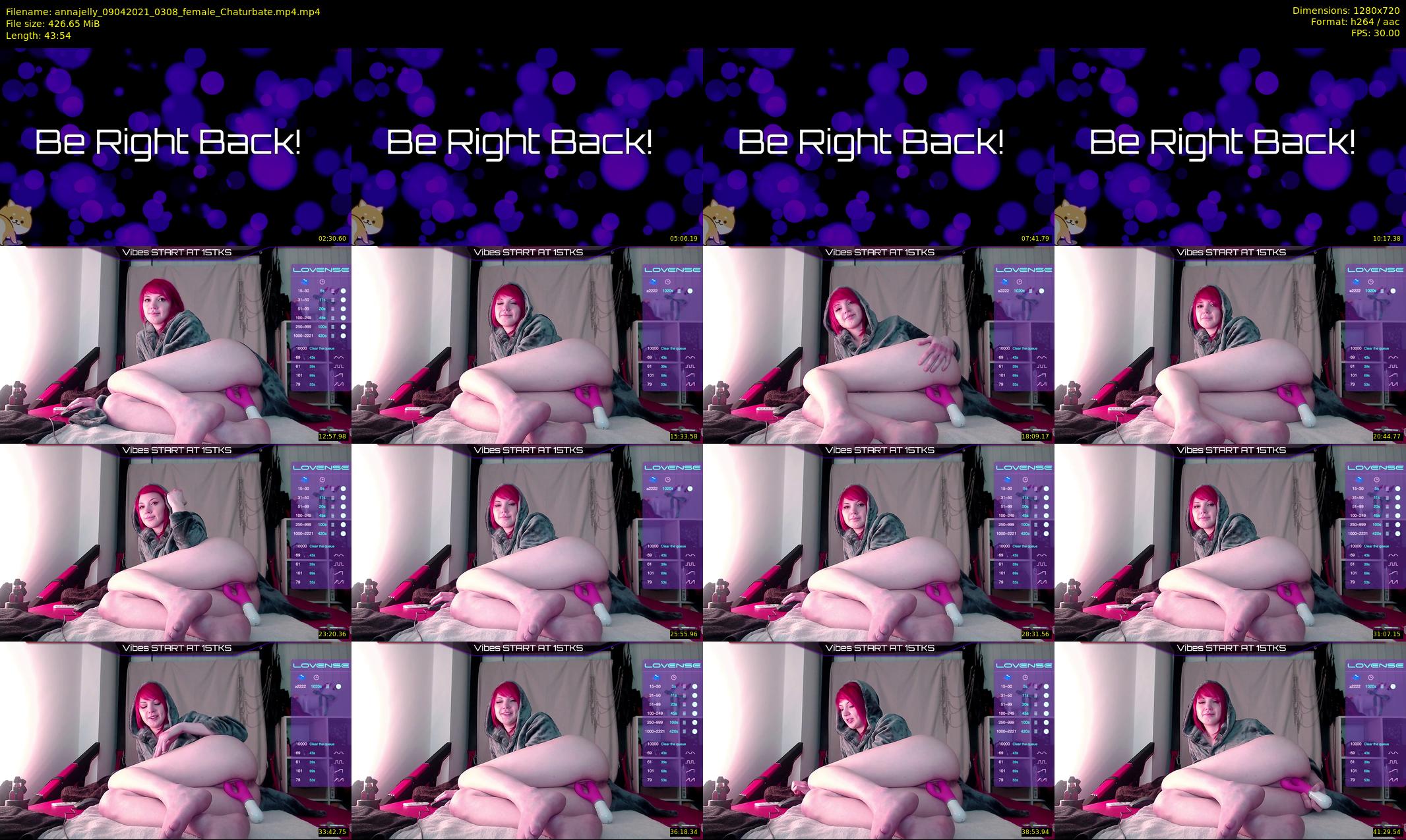 annajelly — 44 minute Chaturbate couple cam show recording, 720p, Apr 9, 2021