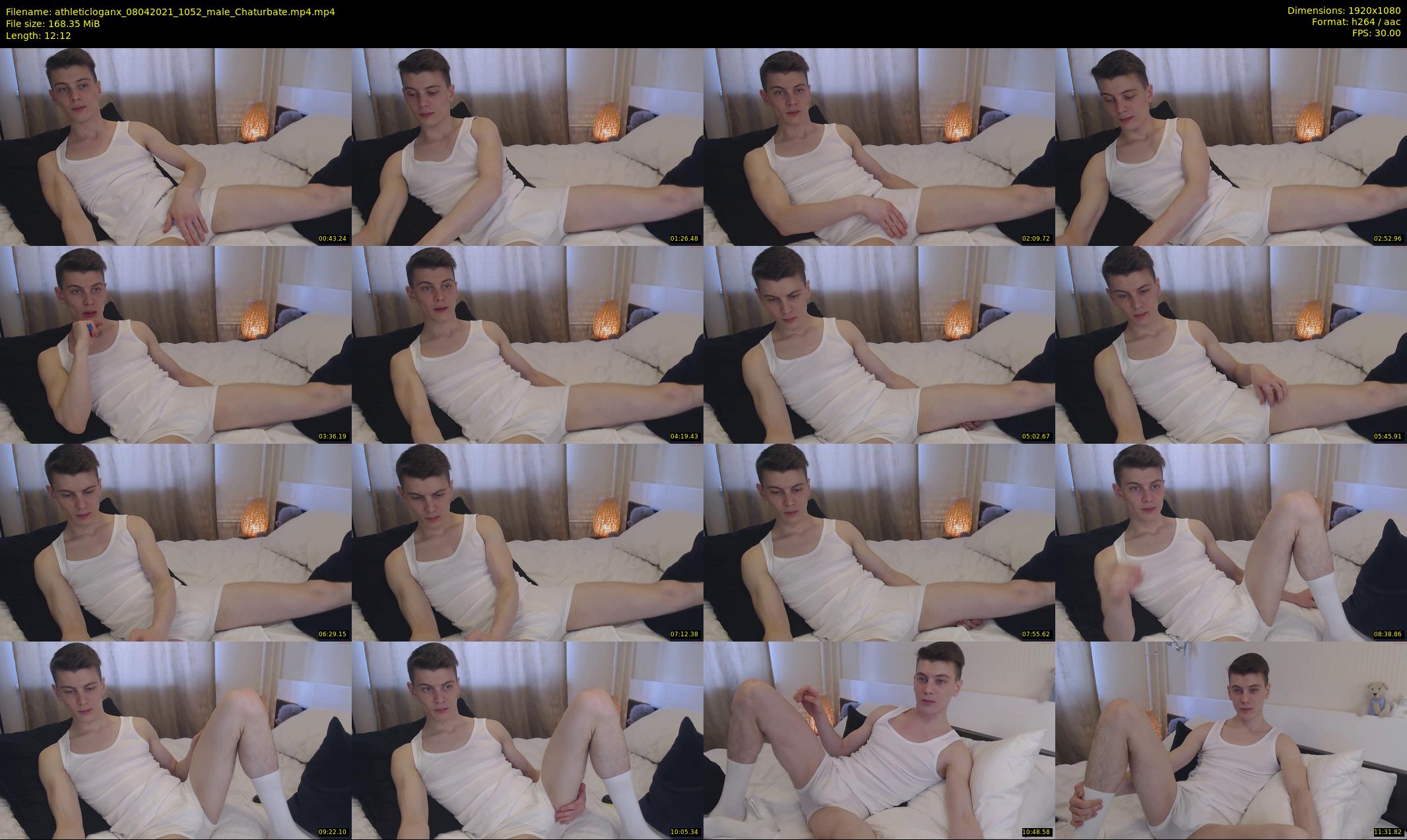 athleticloganx — 13 minute Chaturbate male cam show recording, 1080p, Apr 8, 2021