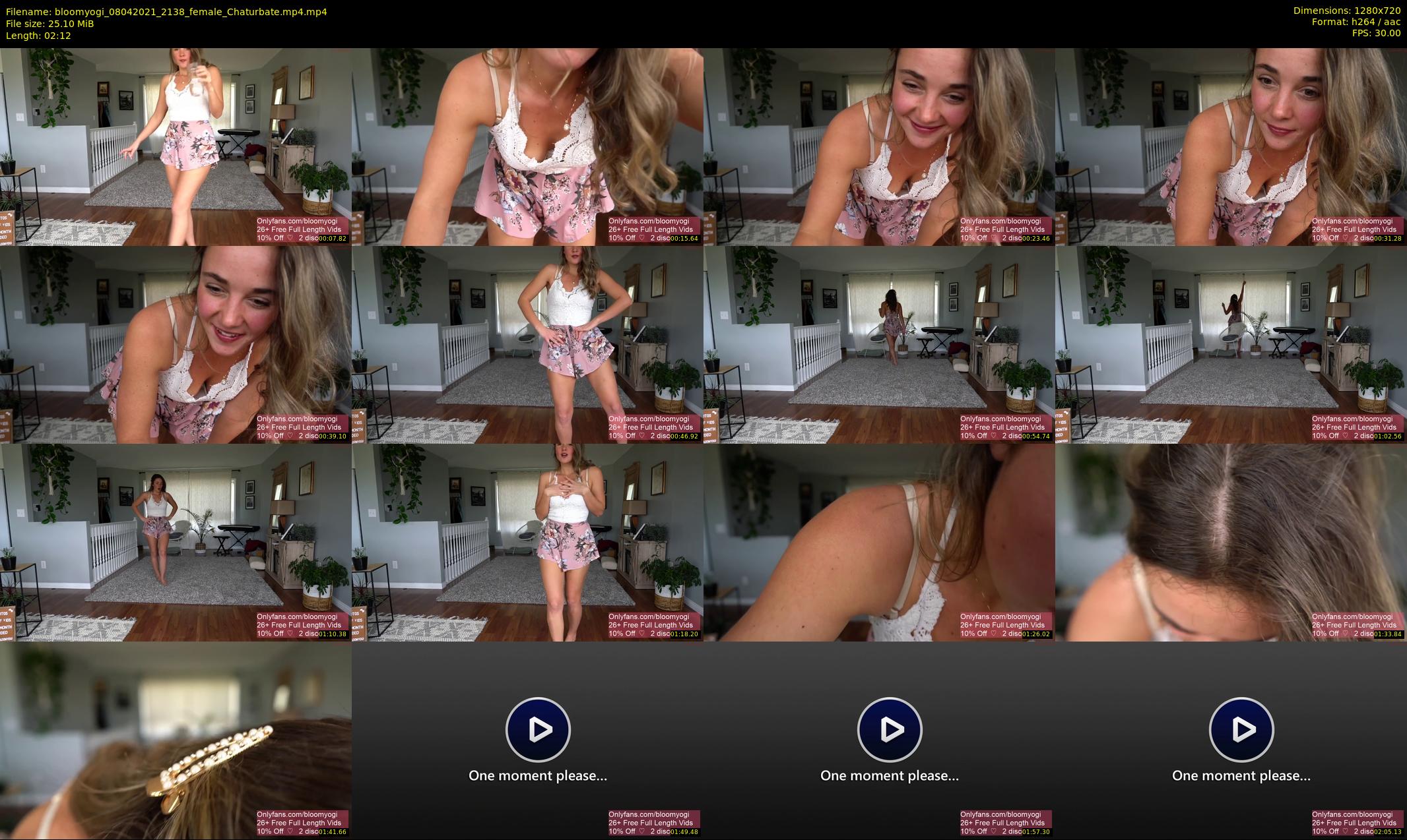 bloomyogi — 3 minute Chaturbate female cam show recording, 720p, Apr 8, 2021