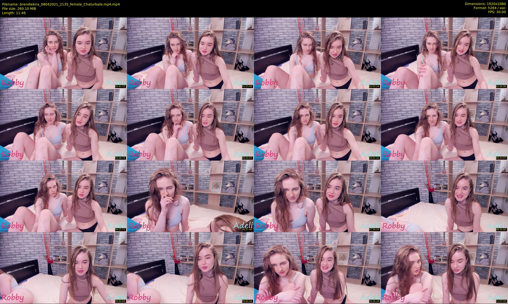 brendiekira — 12 minute Chaturbate couple cam show recording, 1080p, Apr 8, 2021