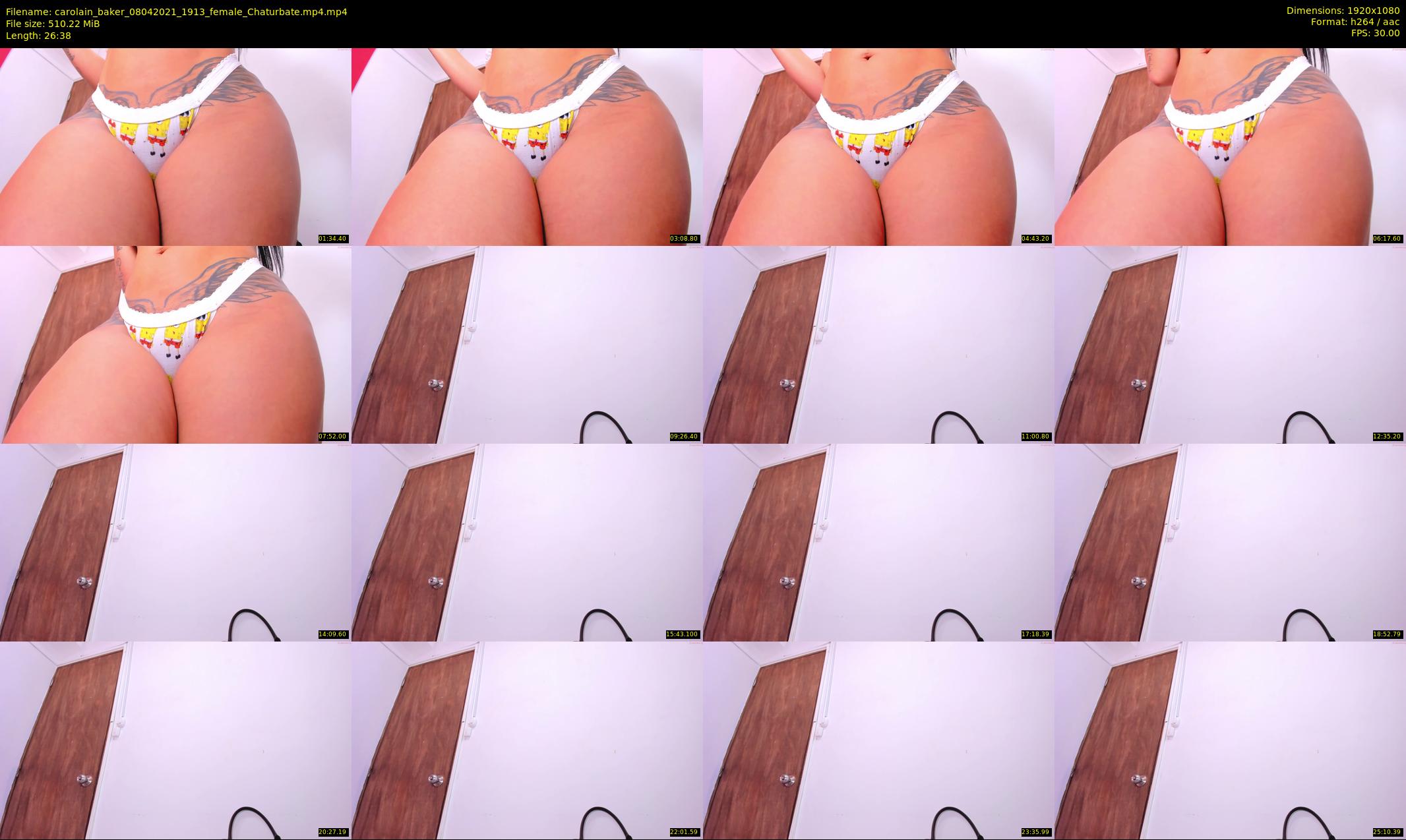 carolain_baker — 27 minute Chaturbate female cam show recording, 1080p, Apr 8, 2021