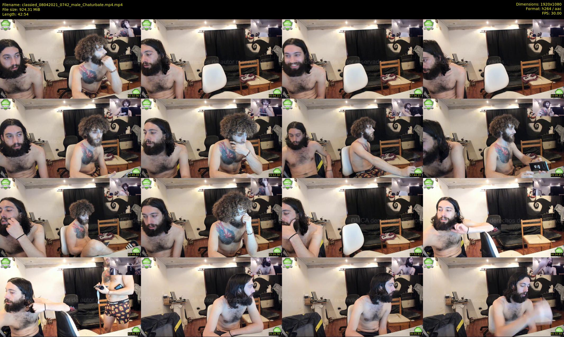 classied — 43 minute Chaturbate male cam show recording, 1080p, Apr 8, 2021