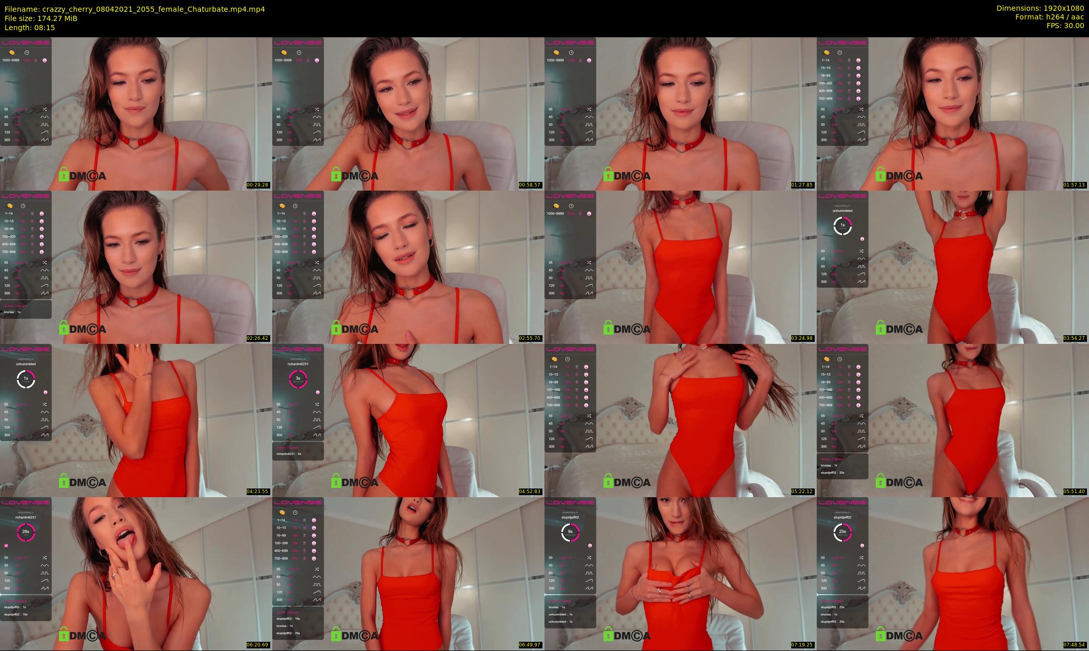 crazzy_cherry — 9 minute Chaturbate female cam show recording, 1080p, Apr 8, 2021