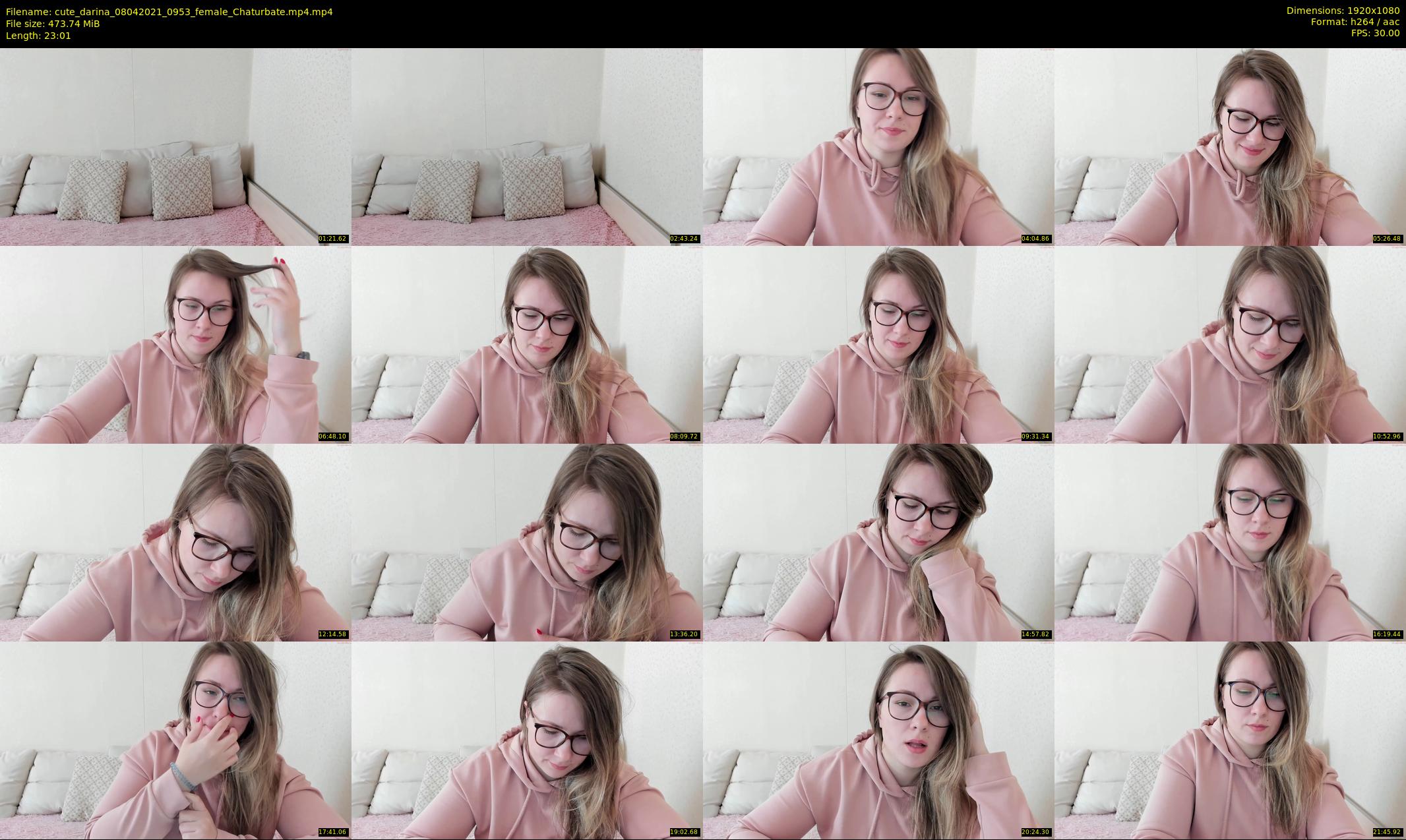 cute_darina — 24 minute Chaturbate female cam show recording, 1080p, Apr 8, 2021