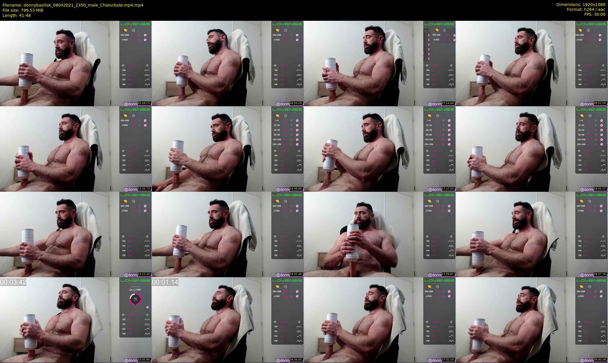 donnybasilisk — 42 minute Chaturbate male cam show recording, 1080p, Apr 8, 2021