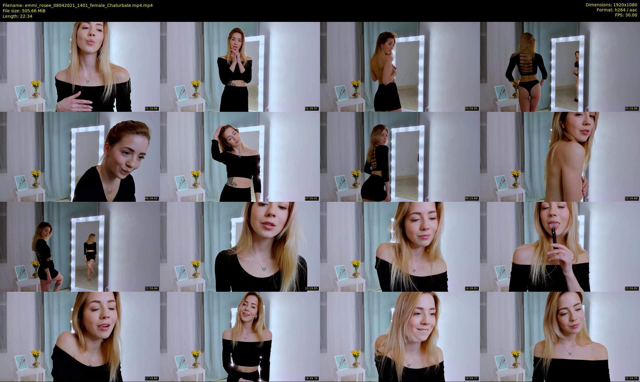 emmi_rosee — 23 minute Chaturbate female cam show recording, 1080p, Apr 8, 2021