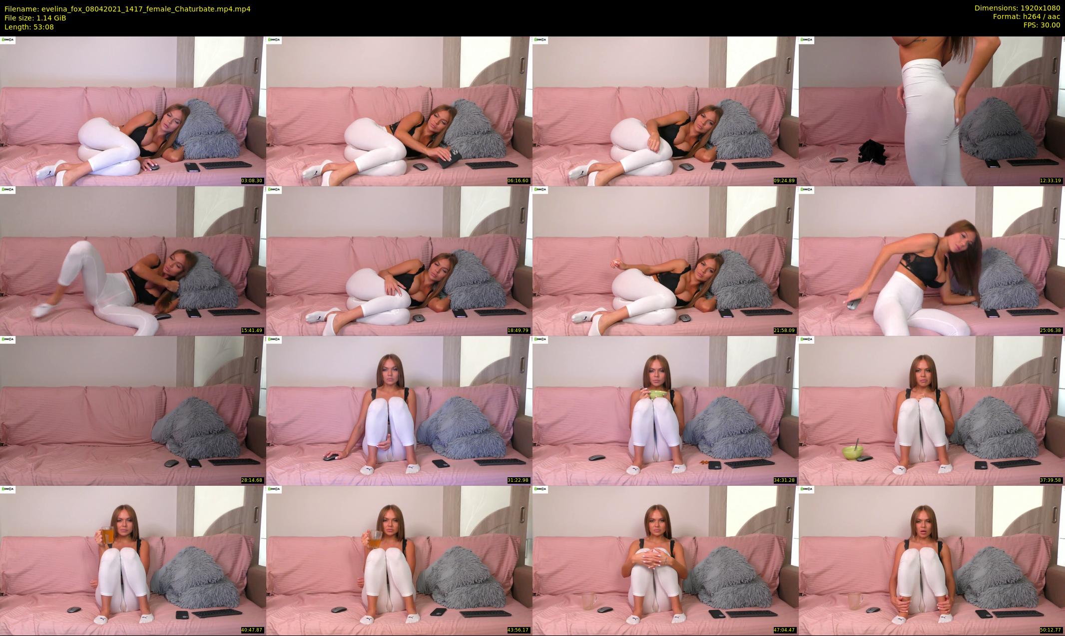 evelina_fox — 54 minute Chaturbate female cam show recording, 1080p, Apr 8, 2021