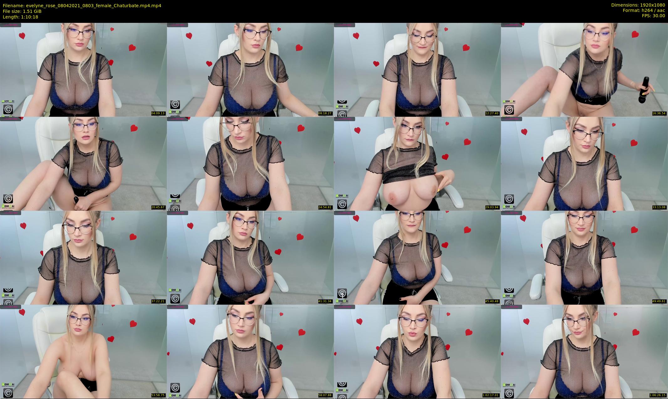 evelyne_rose — 71 minute Chaturbate female cam show recording, 1080p, Apr 8, 2021