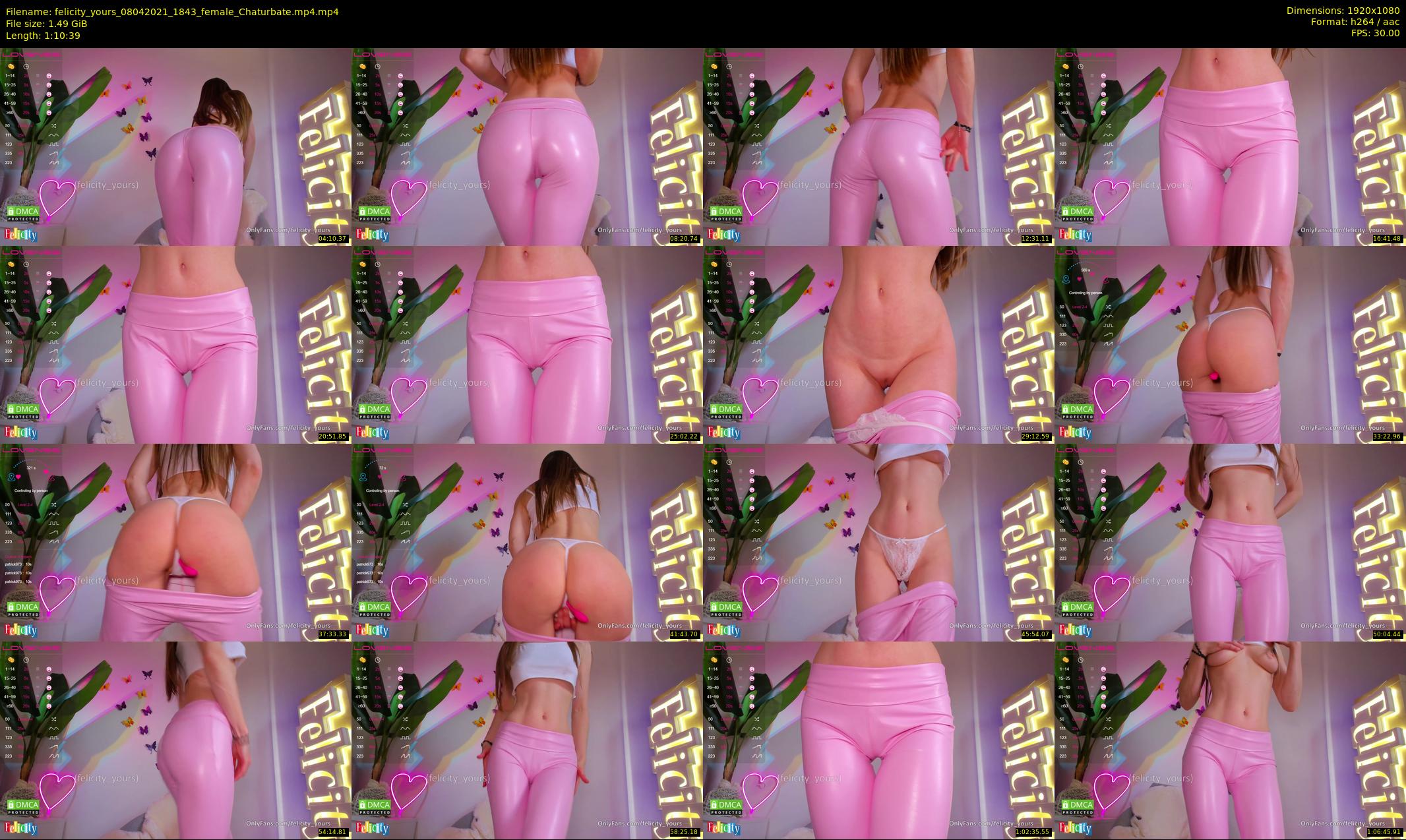 felicity_yours — 71 minute Chaturbate female cam show recording, 1080p, Apr 8, 2021