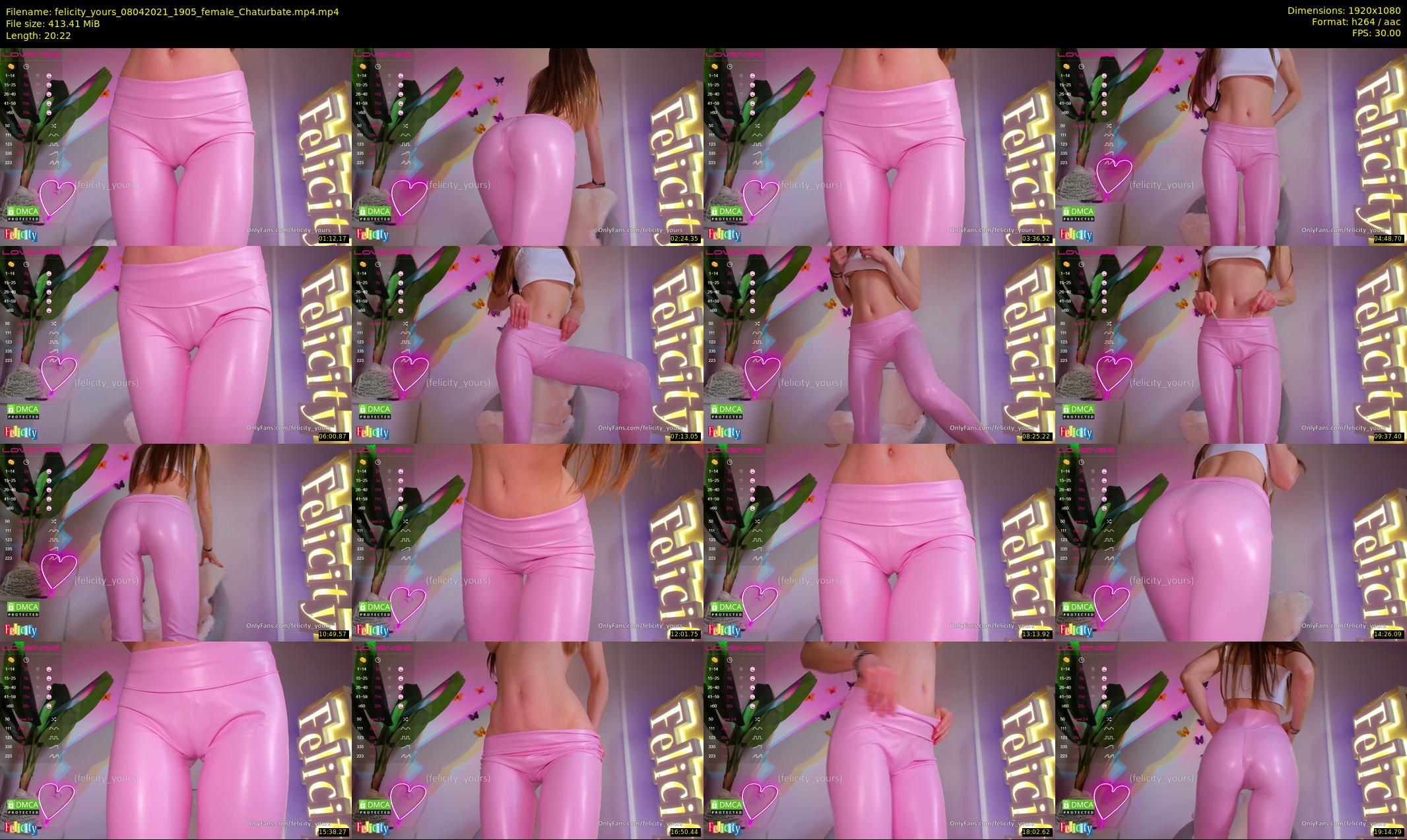felicity_yours — 21 minute Chaturbate female cam show recording, 1080p, Apr 8, 2021