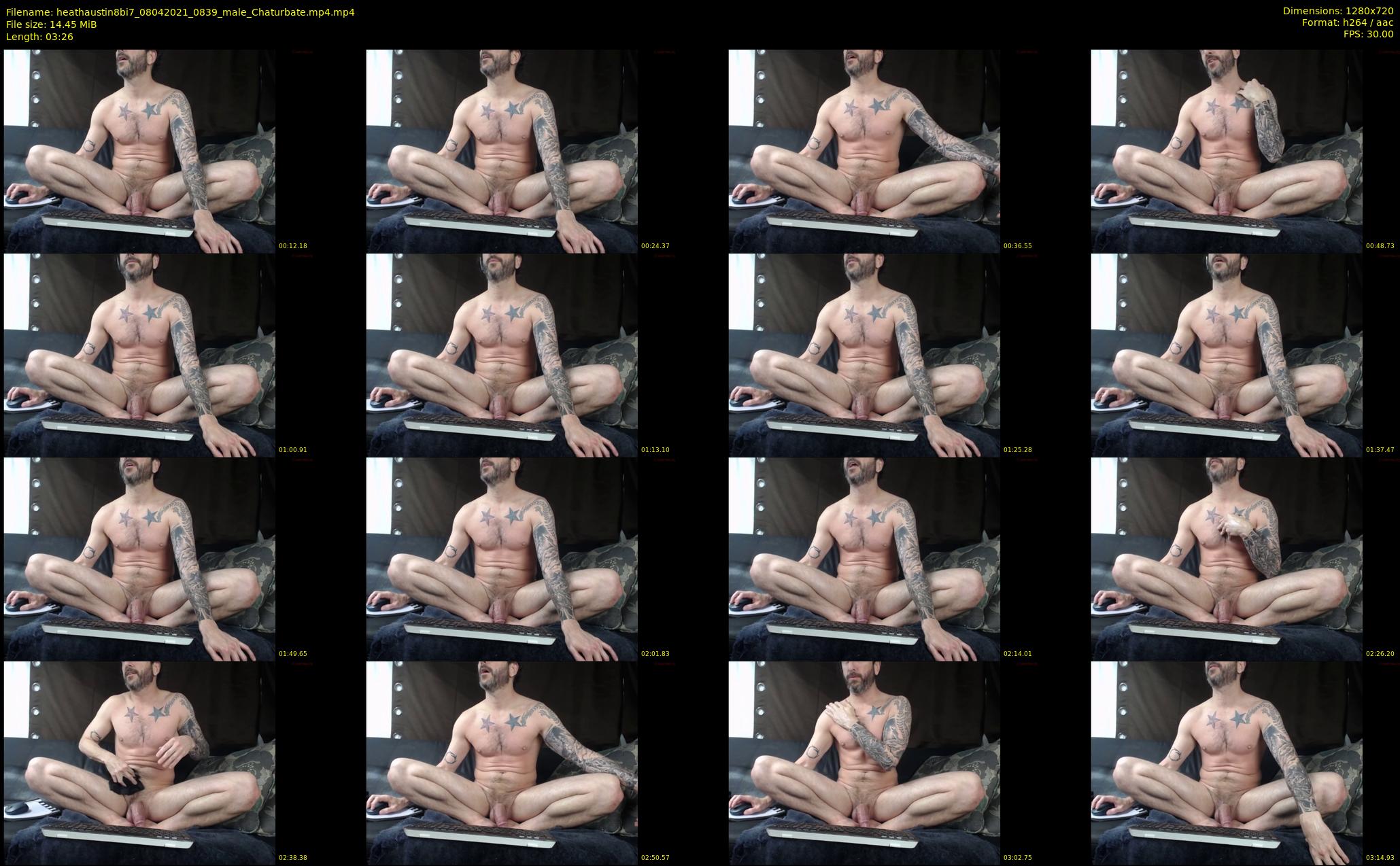 heathaustin8bi7 — 4 minute Chaturbate male cam show recording, 720p, Apr 8, 2021