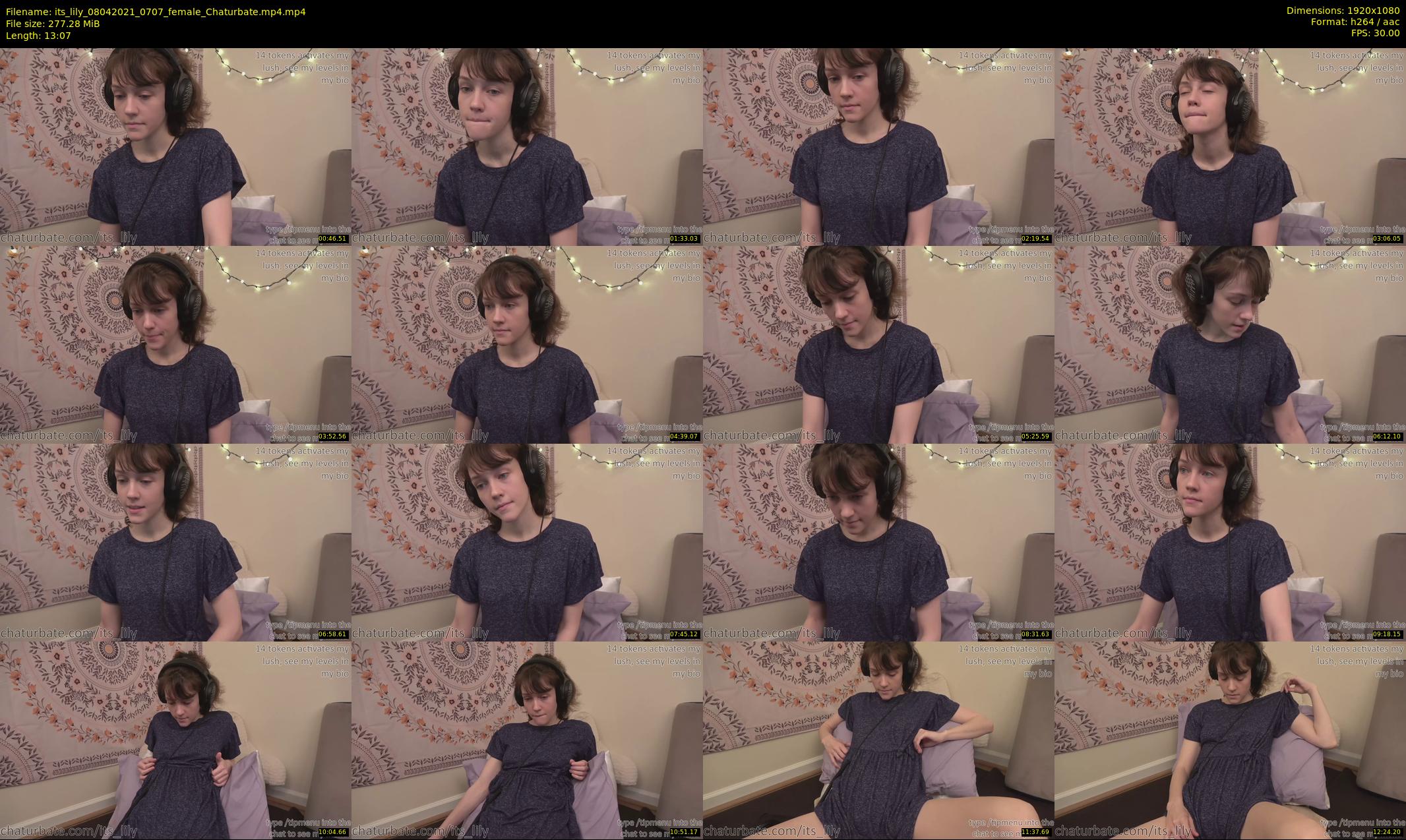 its_lily — 14 minute Chaturbate female cam show recording, 1080p, Apr 8, 2021