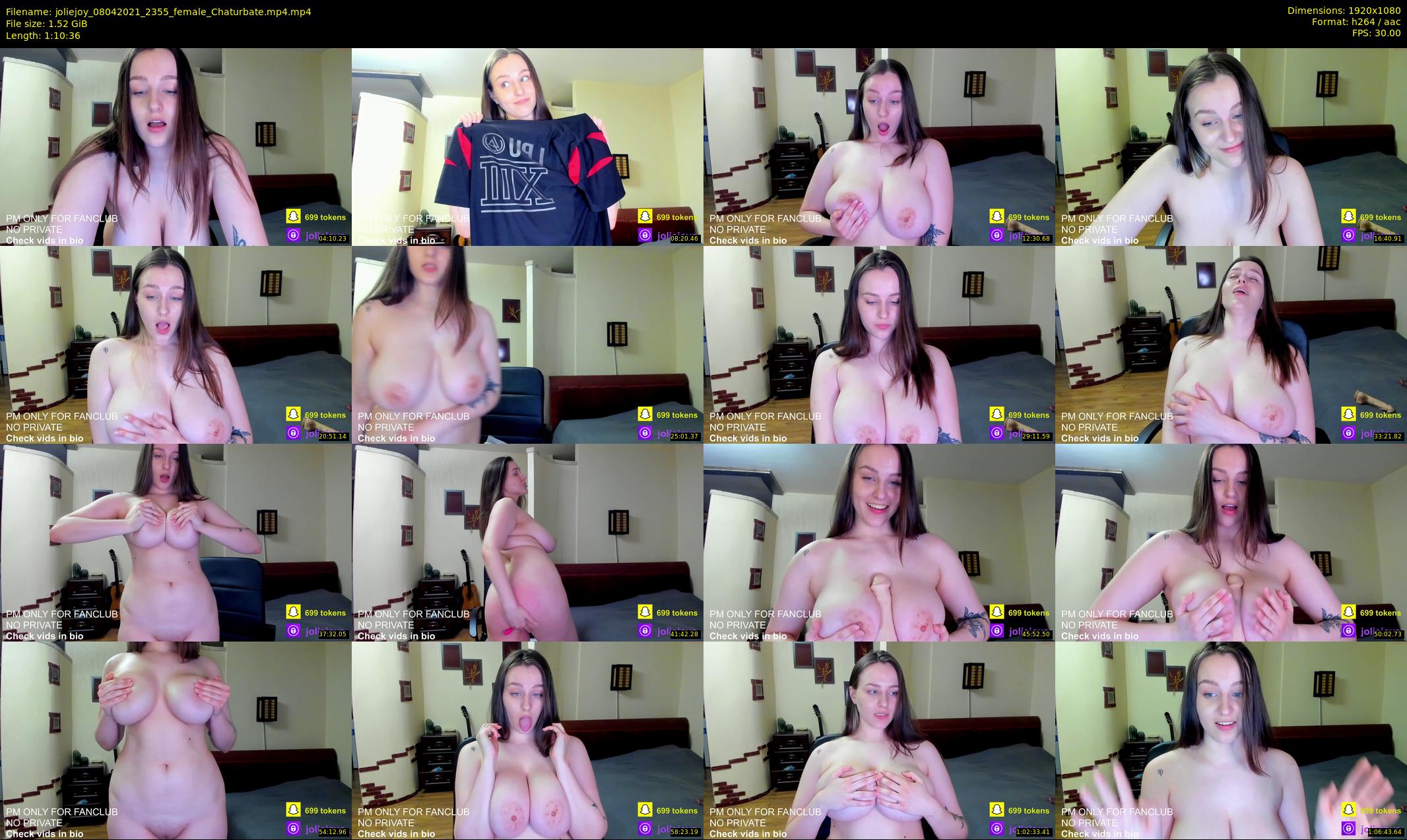 joliejoy — 71 minute Chaturbate female cam show recording, 1080p, Apr 8, 2021