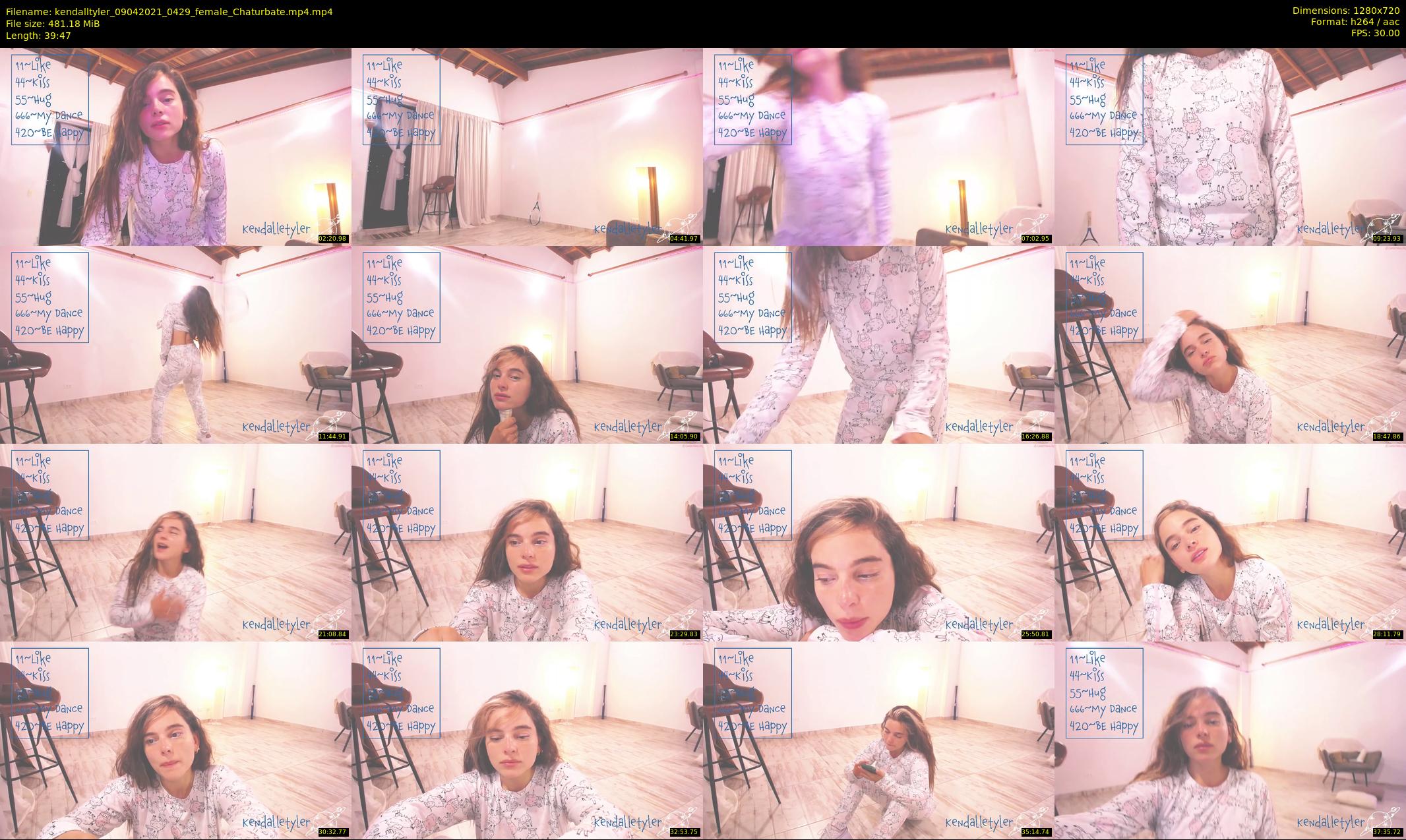 kendalltyler — 40 minute Chaturbate female cam show recording, 720p, Apr 9, 2021