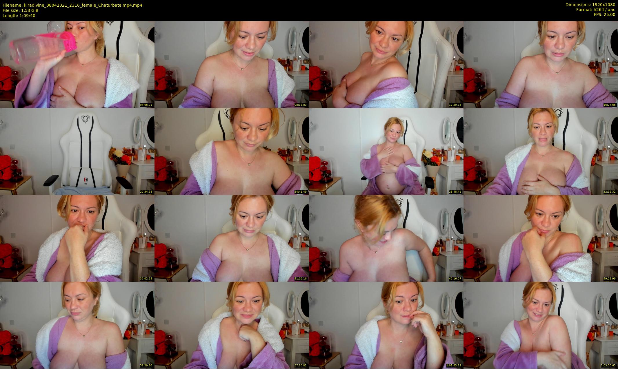 kiradivine — 70 minute Chaturbate female cam show recording, 1080p, Apr 8, 2021