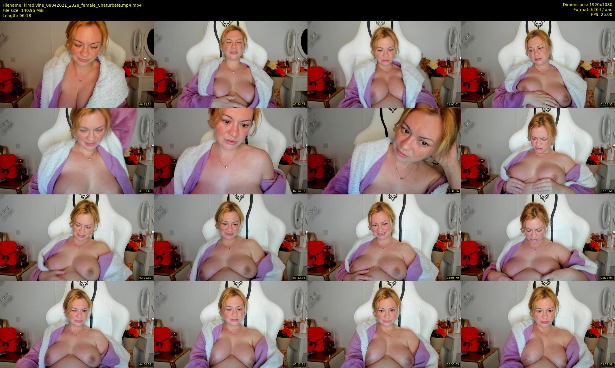 kiradivine — 7 minute Chaturbate female cam show recording, 1080p, Apr 8, 2021