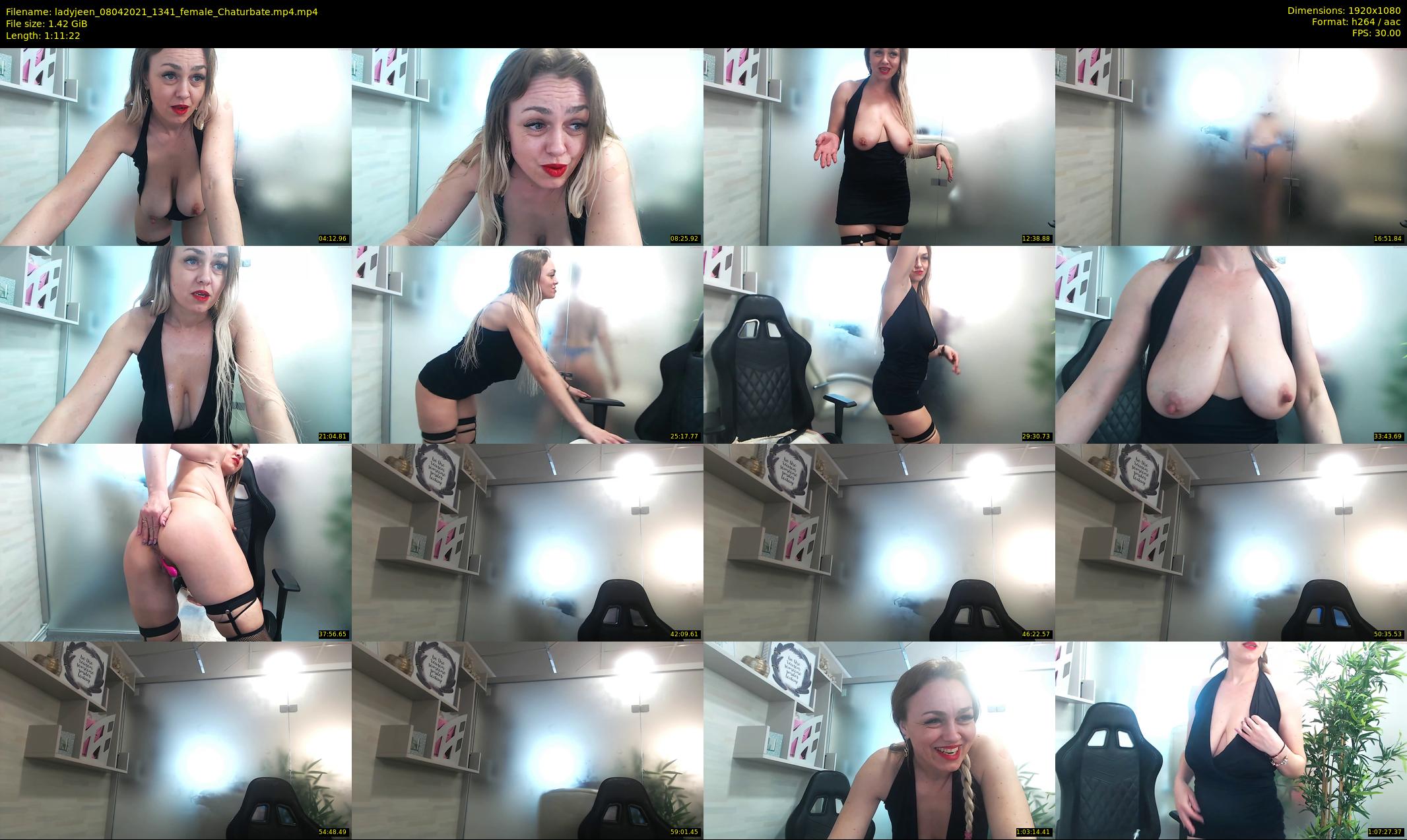 ladyjeen — 72 minute Chaturbate female cam show recording, 1080p, Apr 8, 2021