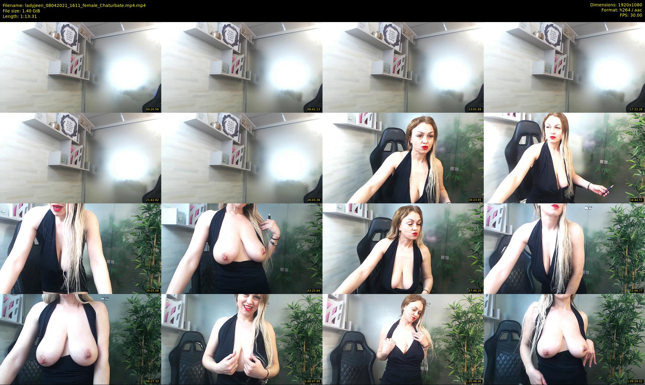 ladyjeen — 74 minute Chaturbate female cam show recording, 1080p, Apr 8, 2021