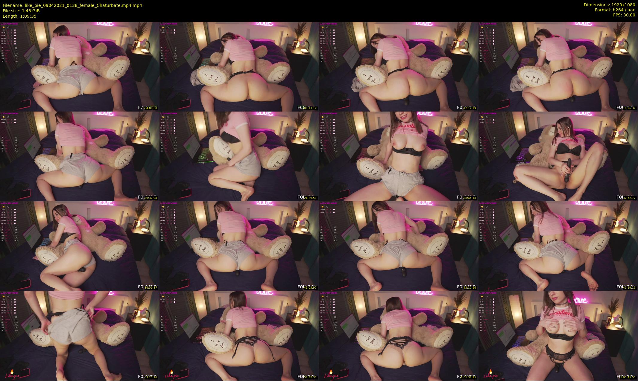 like_pie — 70 minute Chaturbate couple cam show recording, 1080p, Apr 9, 2021
