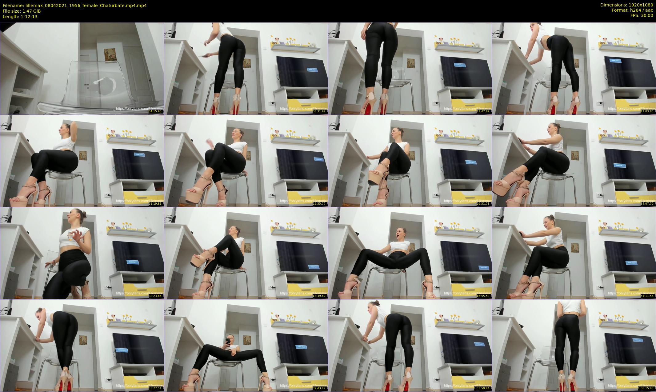 lillemax — 73 minute Chaturbate female cam show recording, 1080p, Apr 8, 2021
