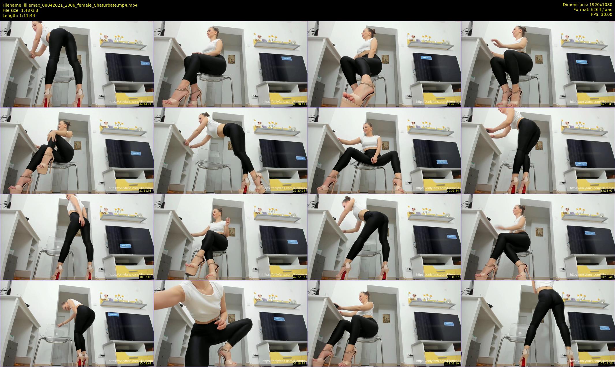 lillemax — 72 minute Chaturbate female cam show recording, 1080p, Apr 8, 2021