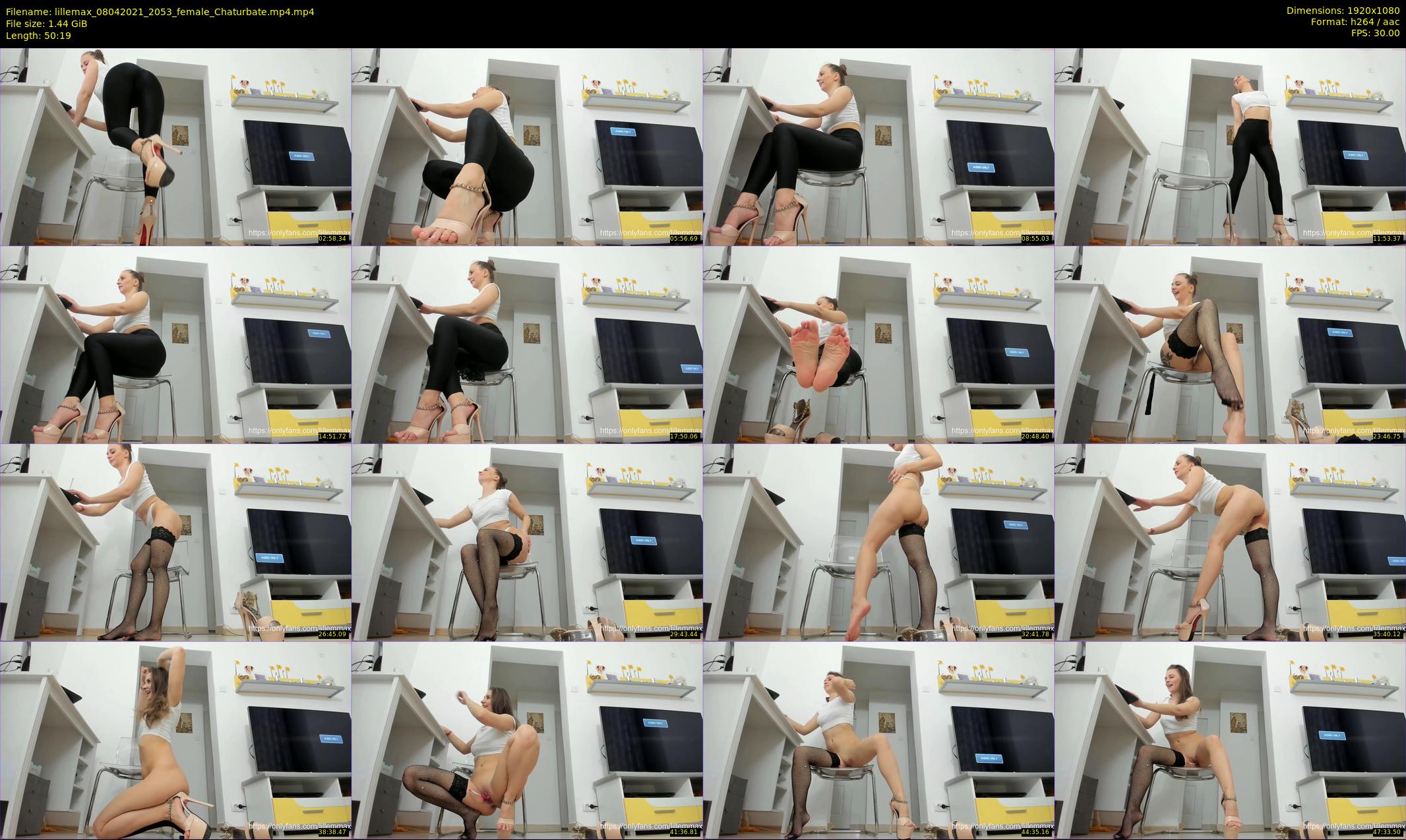 lillemax — 51 minute Chaturbate female cam show recording, 1080p, Apr 8, 2021