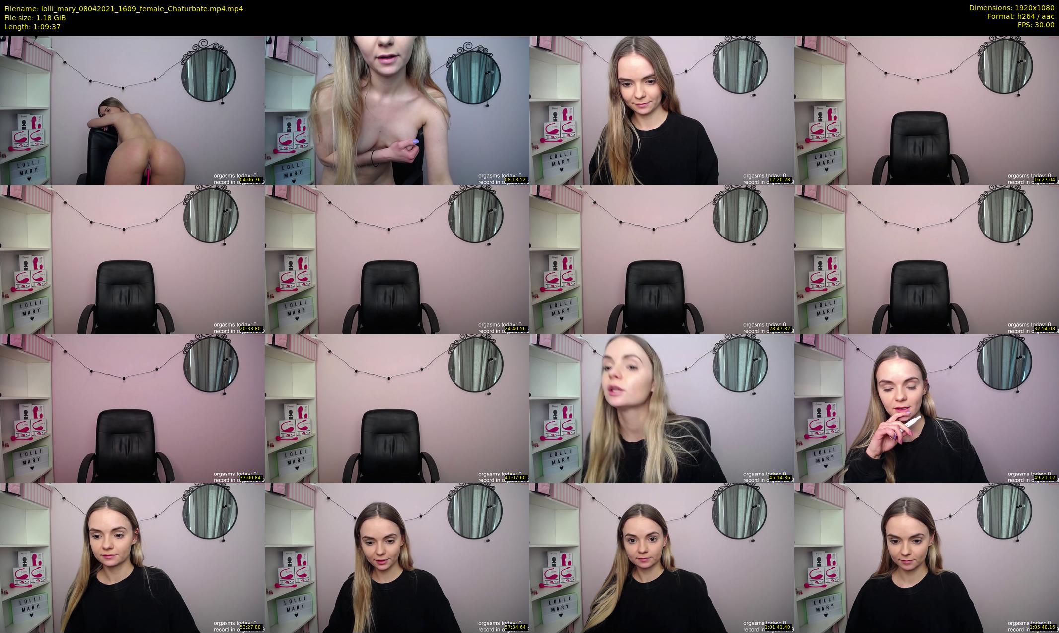 lolli_mary — 70 minute Chaturbate female cam show recording, 1080p, Apr 8, 2021