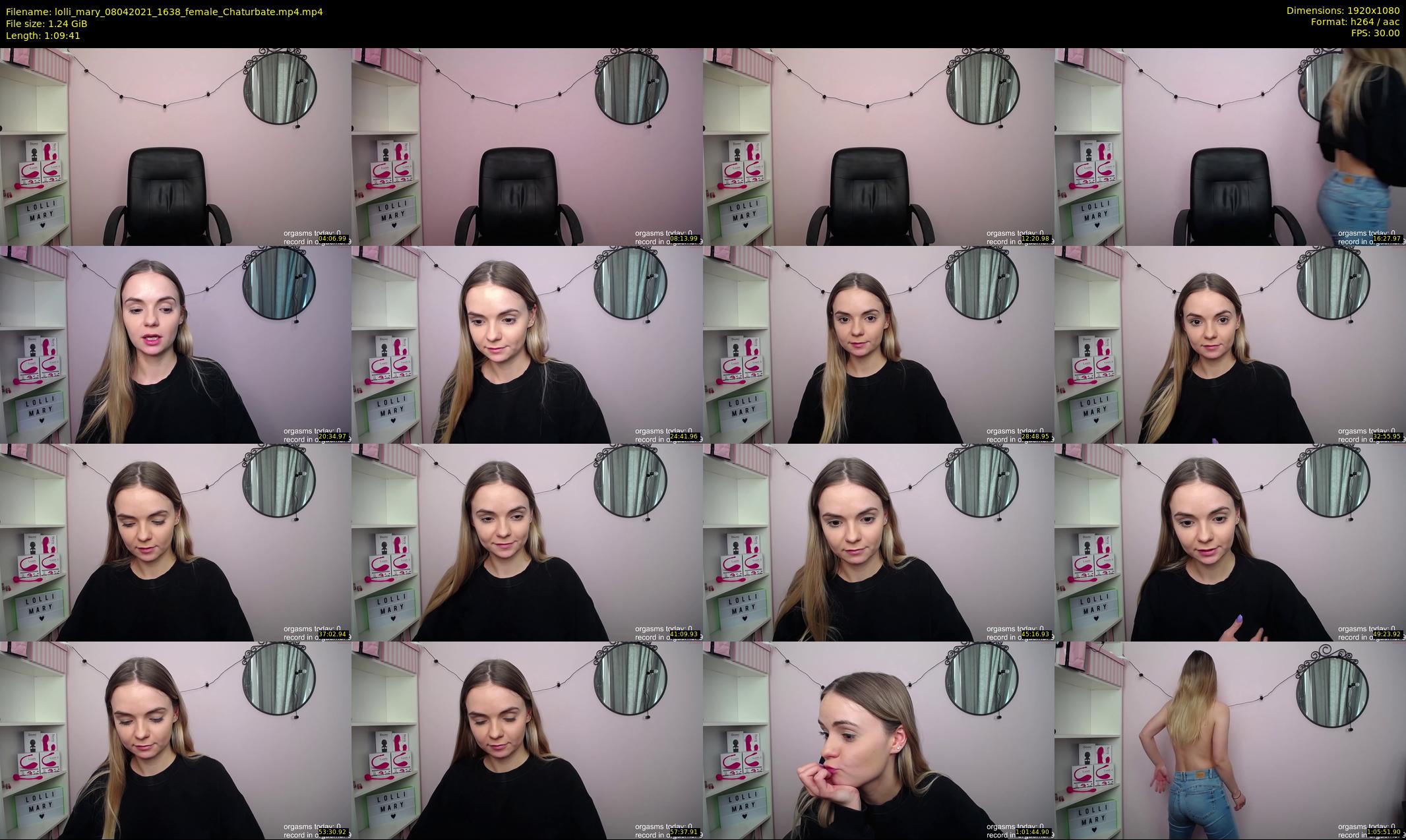 lolli_mary — 70 minute Chaturbate female cam show recording, 1080p, Apr 8, 2021