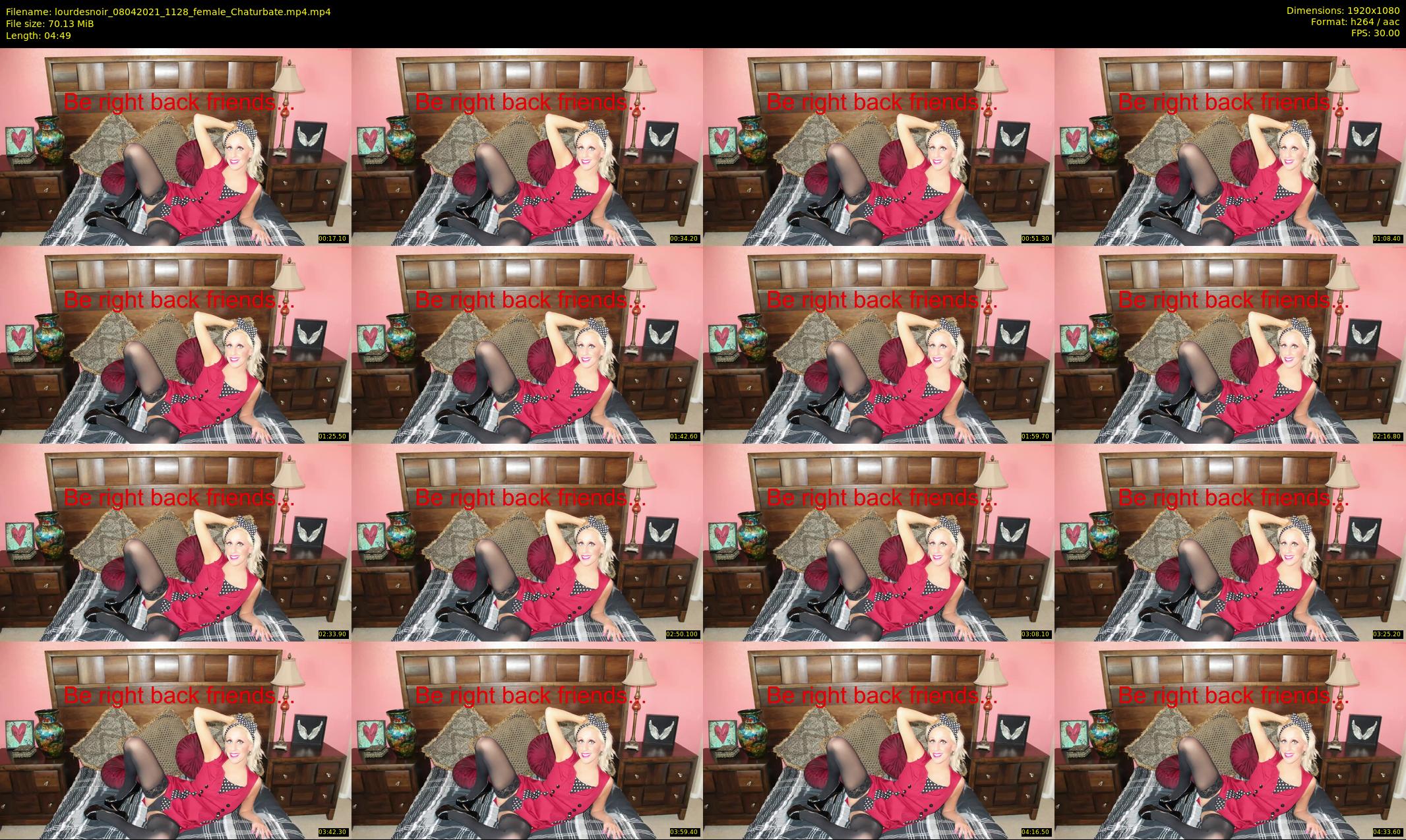 lourdesnoir — 5 minute Chaturbate female cam show recording, 1080p, Apr 8, 2021