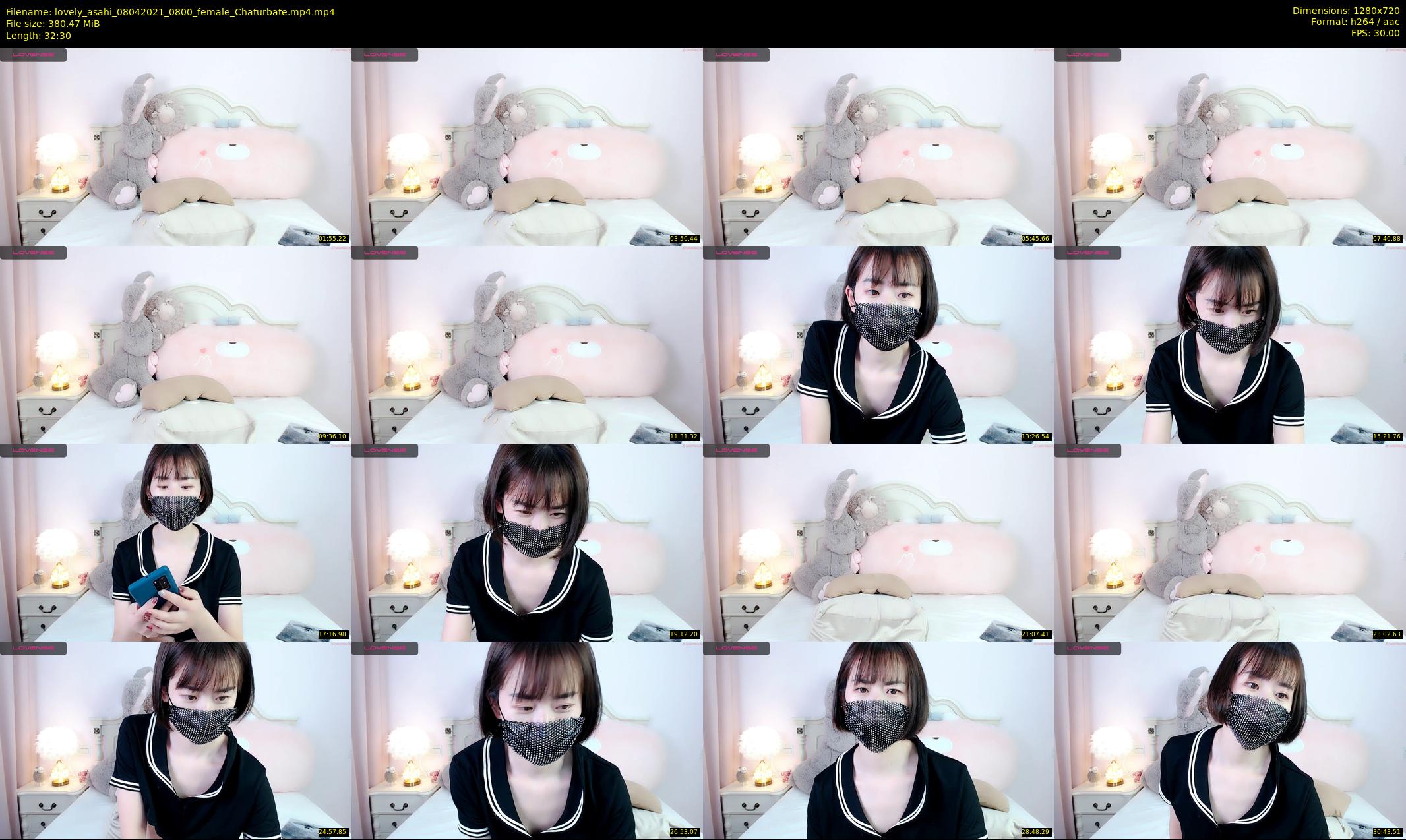 lovely_asahi — 33 minute Chaturbate female cam show recording, 720p, Apr 8, 2021