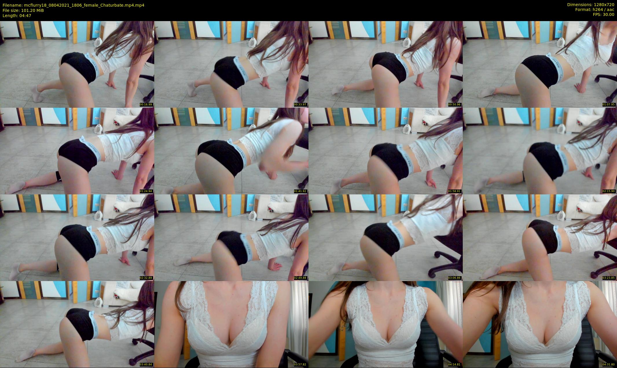 mcflurry18 — 5 minute Chaturbate female cam show recording, 720p, Apr 8, 2021